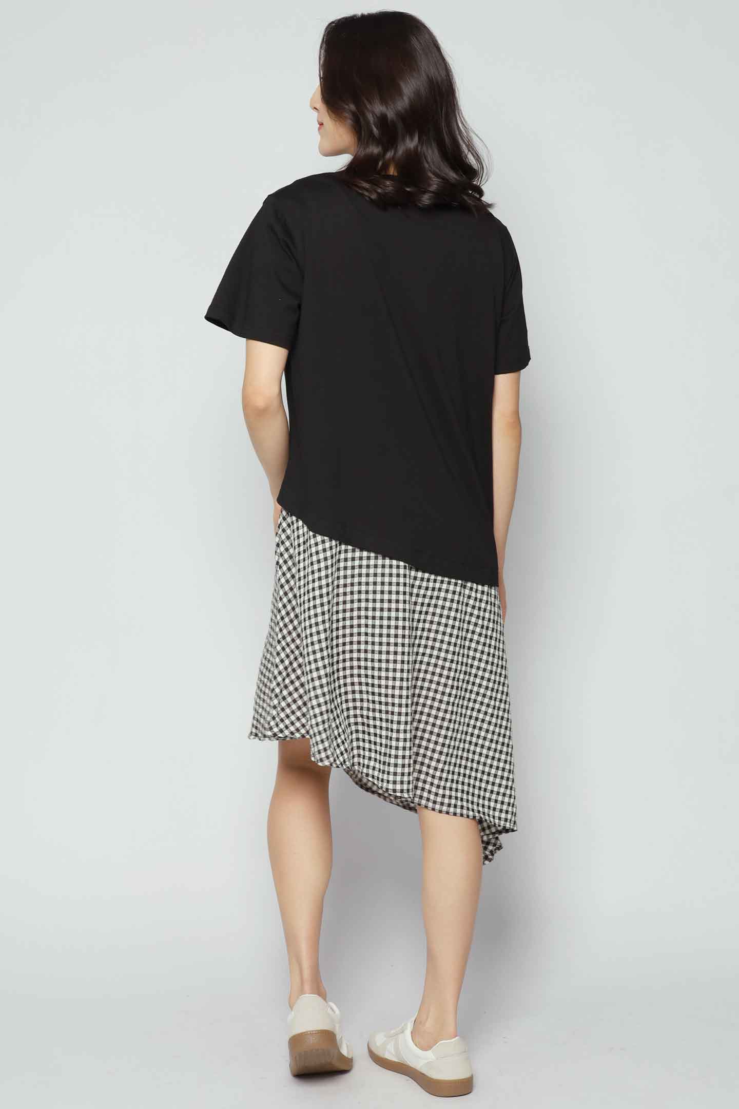 Roslind Floral Checkered Dress