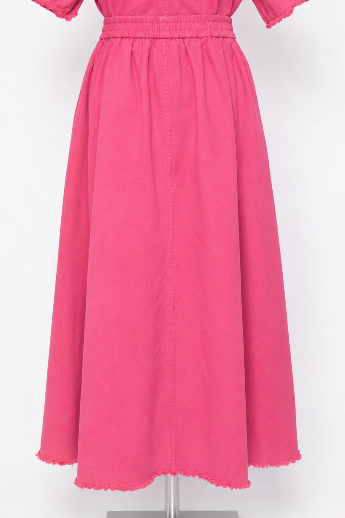 PO - Roux Denim Skirt in Pink