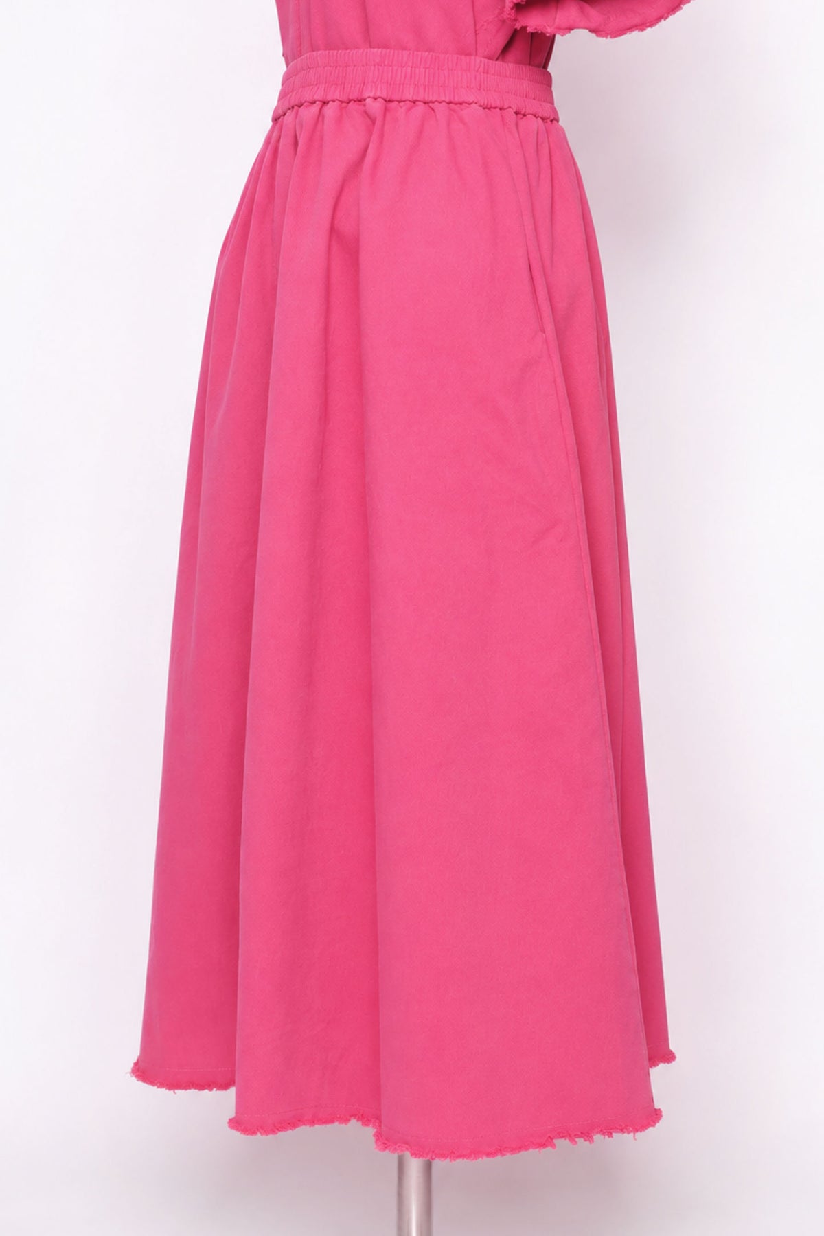 PO - Roux Denim Skirt in Pink