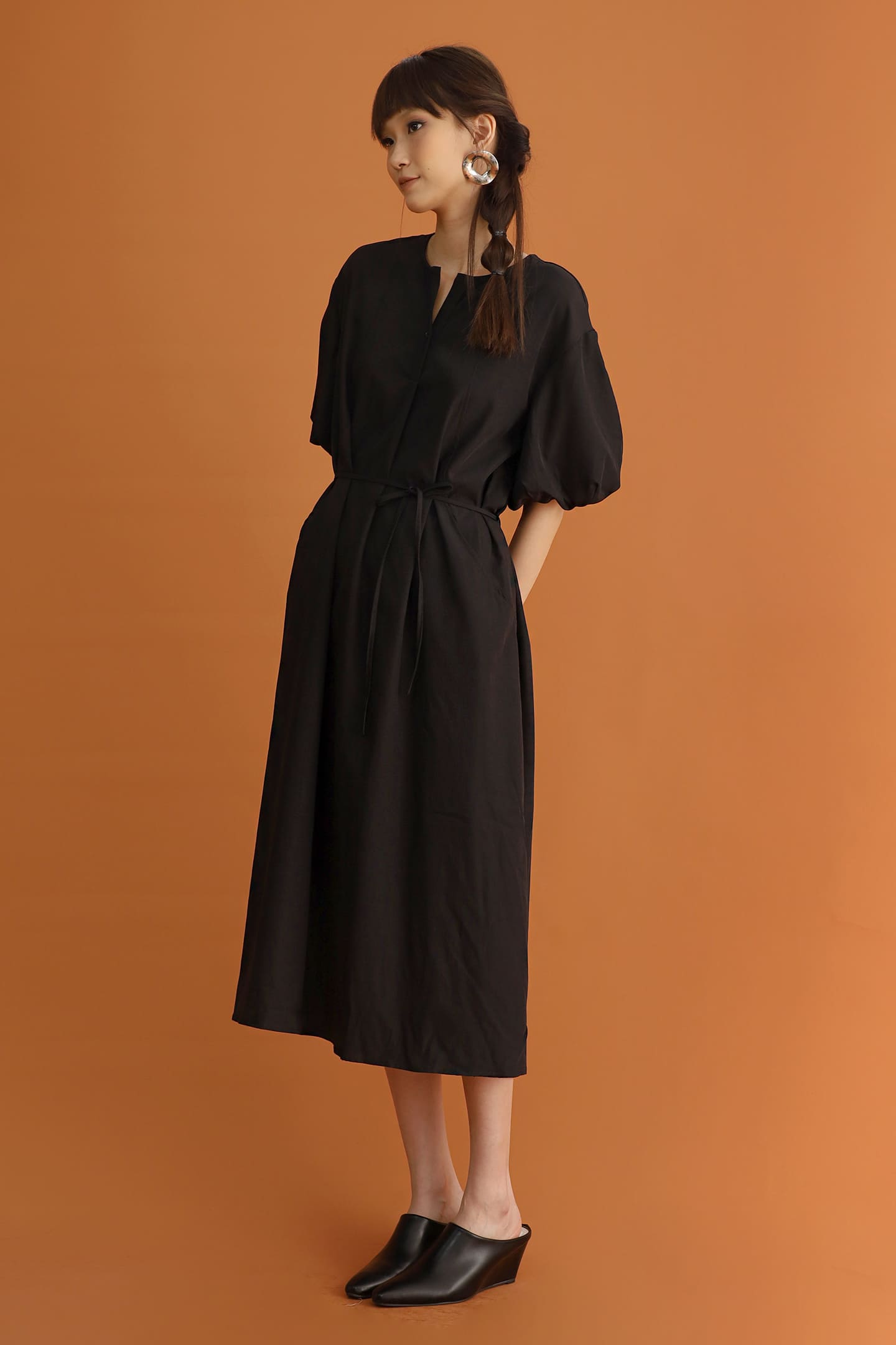 CHOSEN - Ruka Dress in Black
