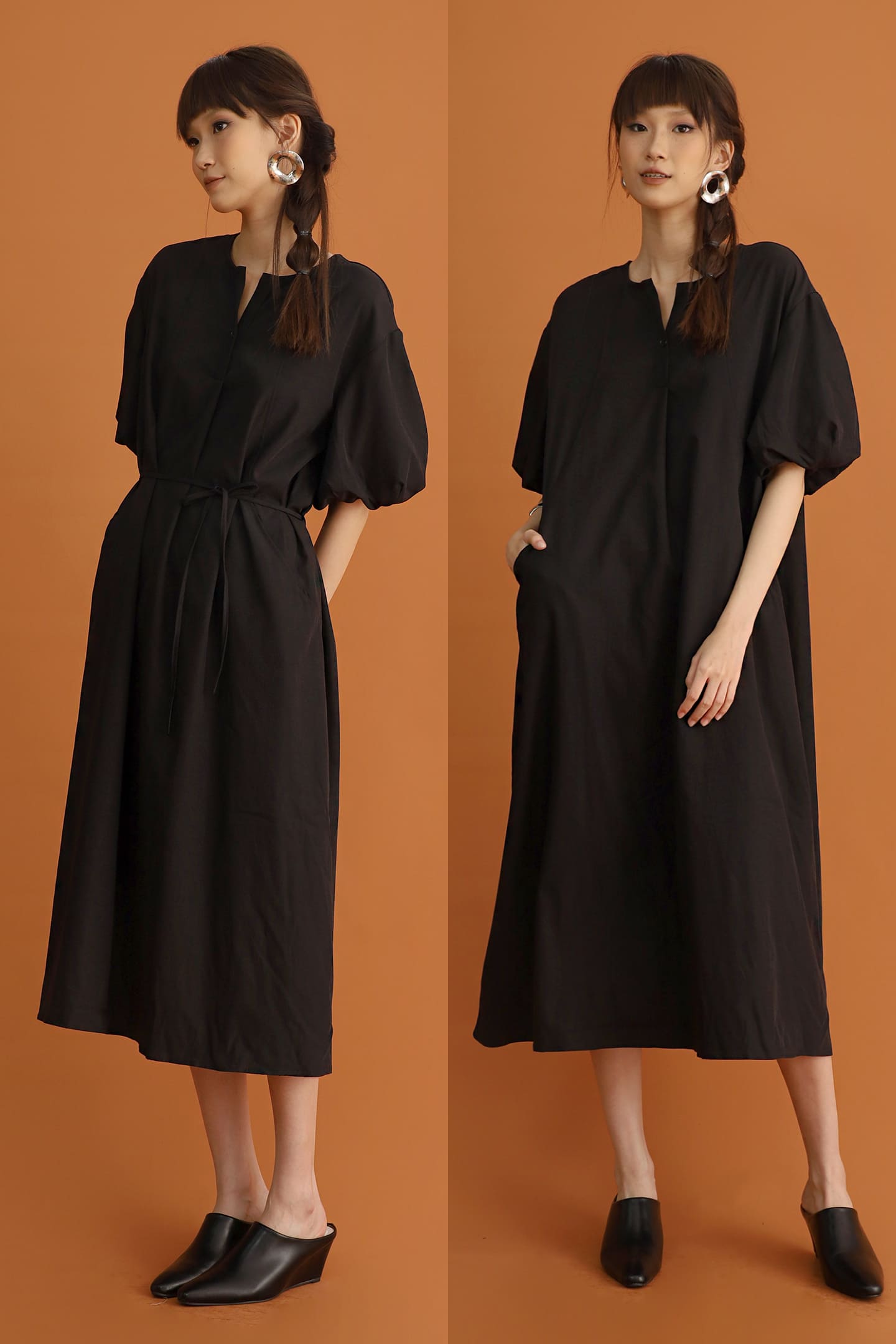 CHOSEN - Ruka Dress in Black