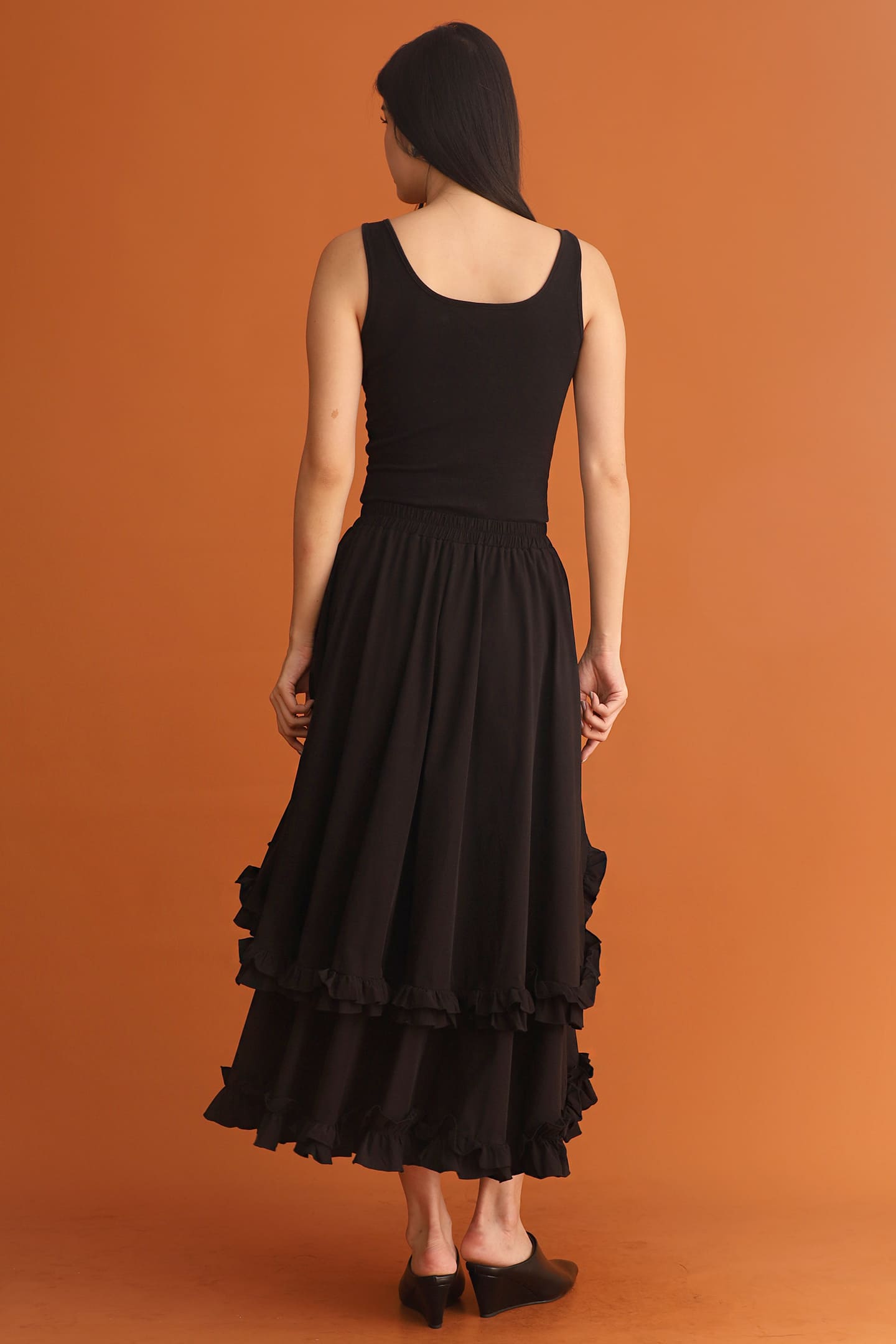 CHOSEN - Rule Breaker Tiered Ruffle Skirt