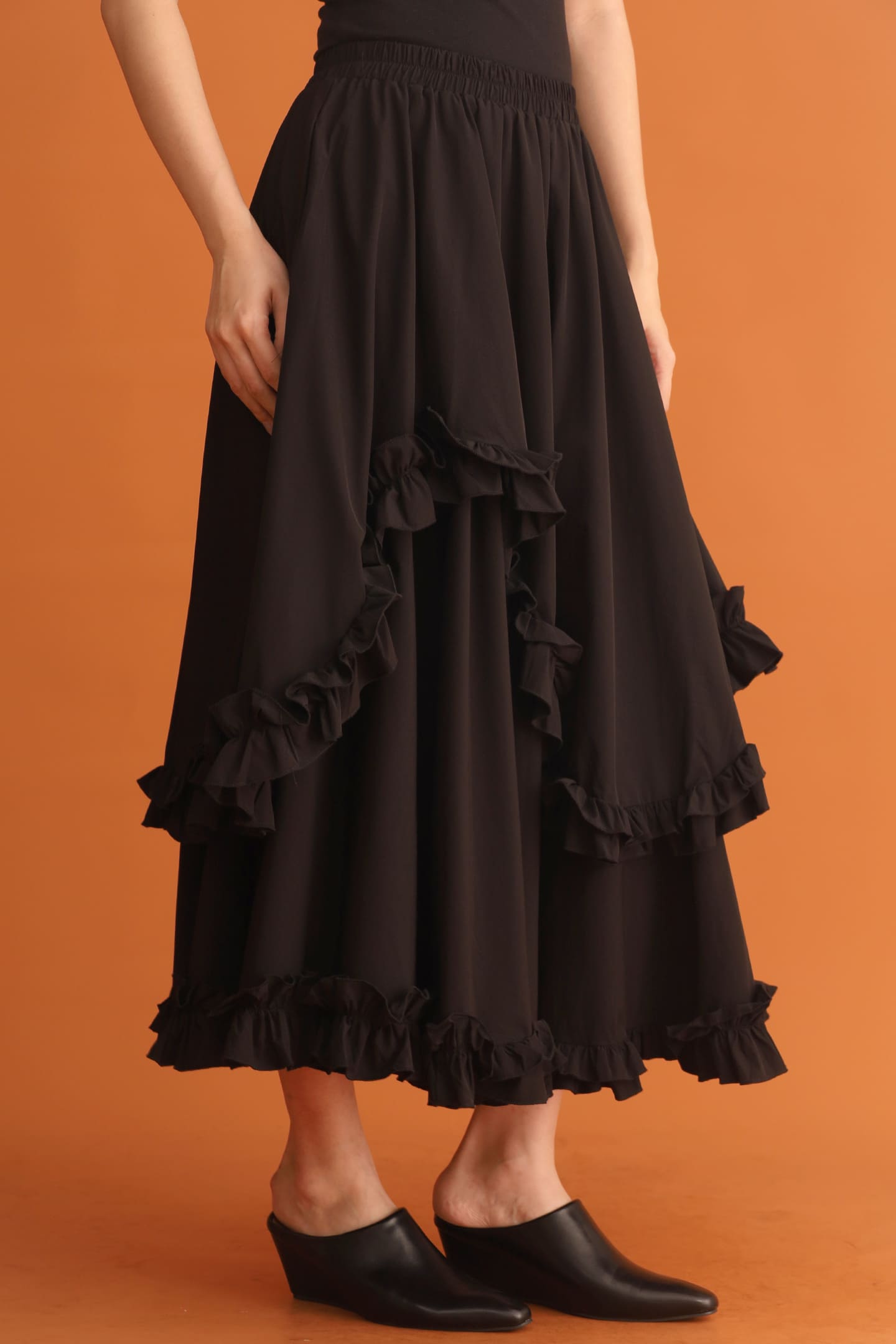 CHOSEN - Rule Breaker Tiered Ruffle Skirt
