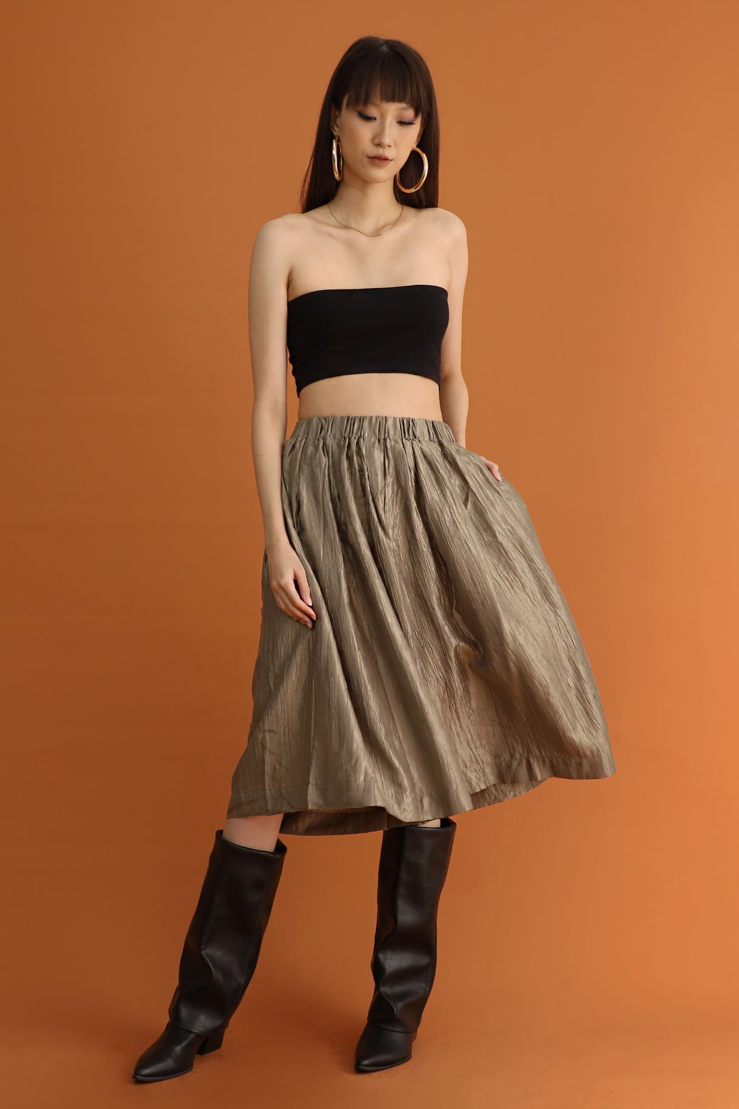 CHOSEN - Ryo Culottes Pants in Gold
