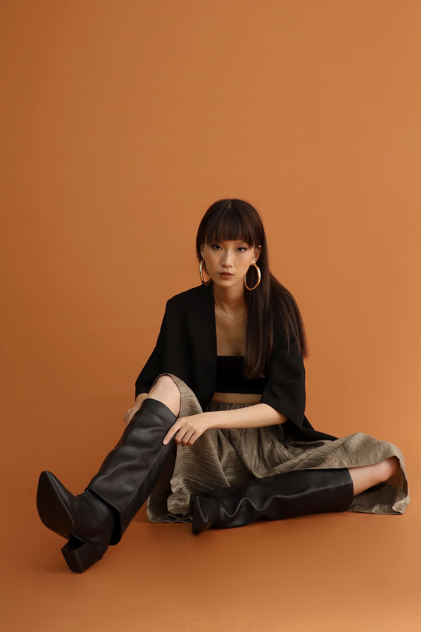 CHOSEN - Ryo Culottes Pants in Gold