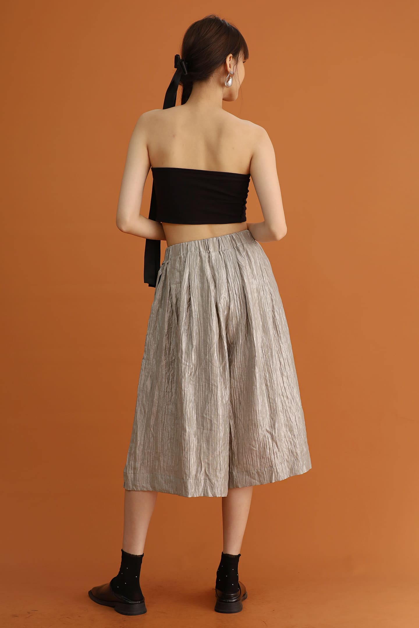 CHOSEN - Ryo Culottes Pants in Silver