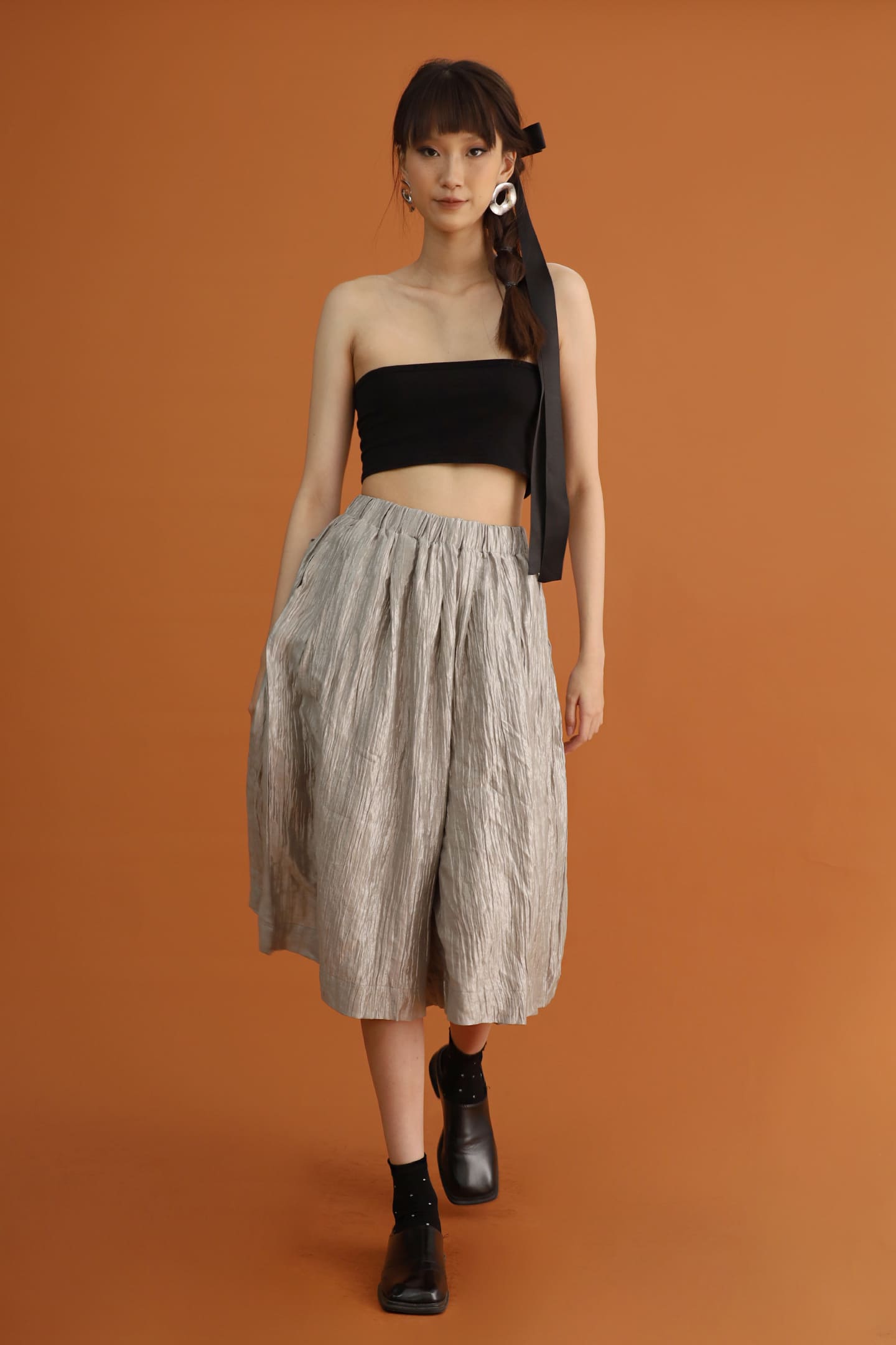 CHOSEN - Ryo Culottes Pants in Silver