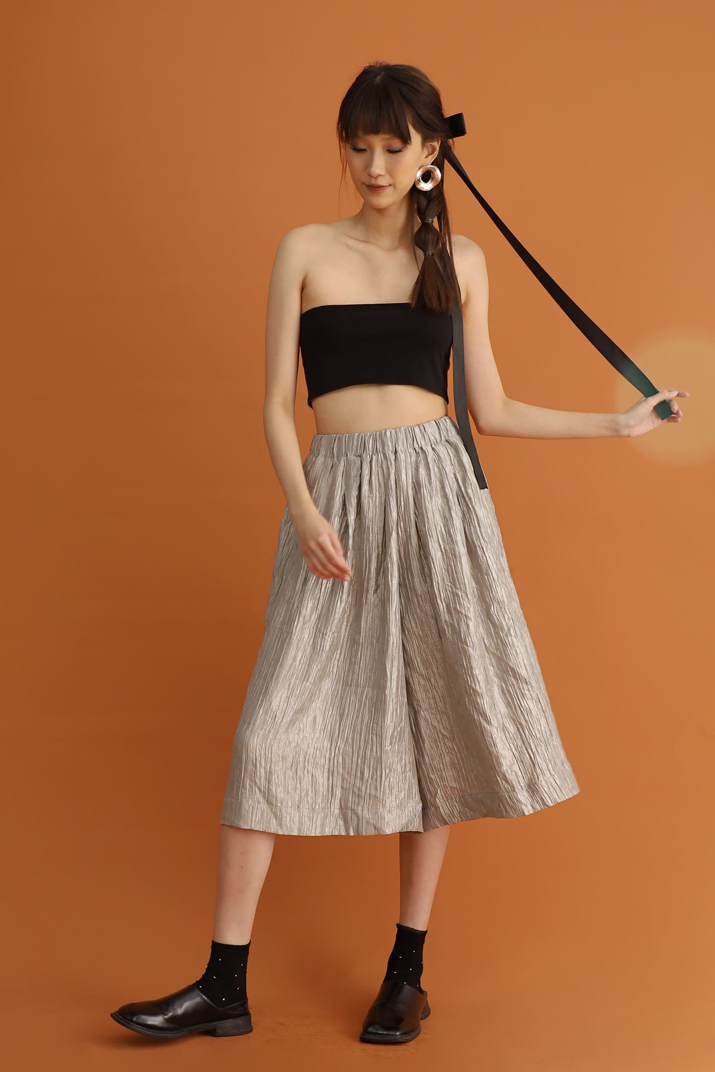 CHOSEN - Ryo Culottes Pants in Silver