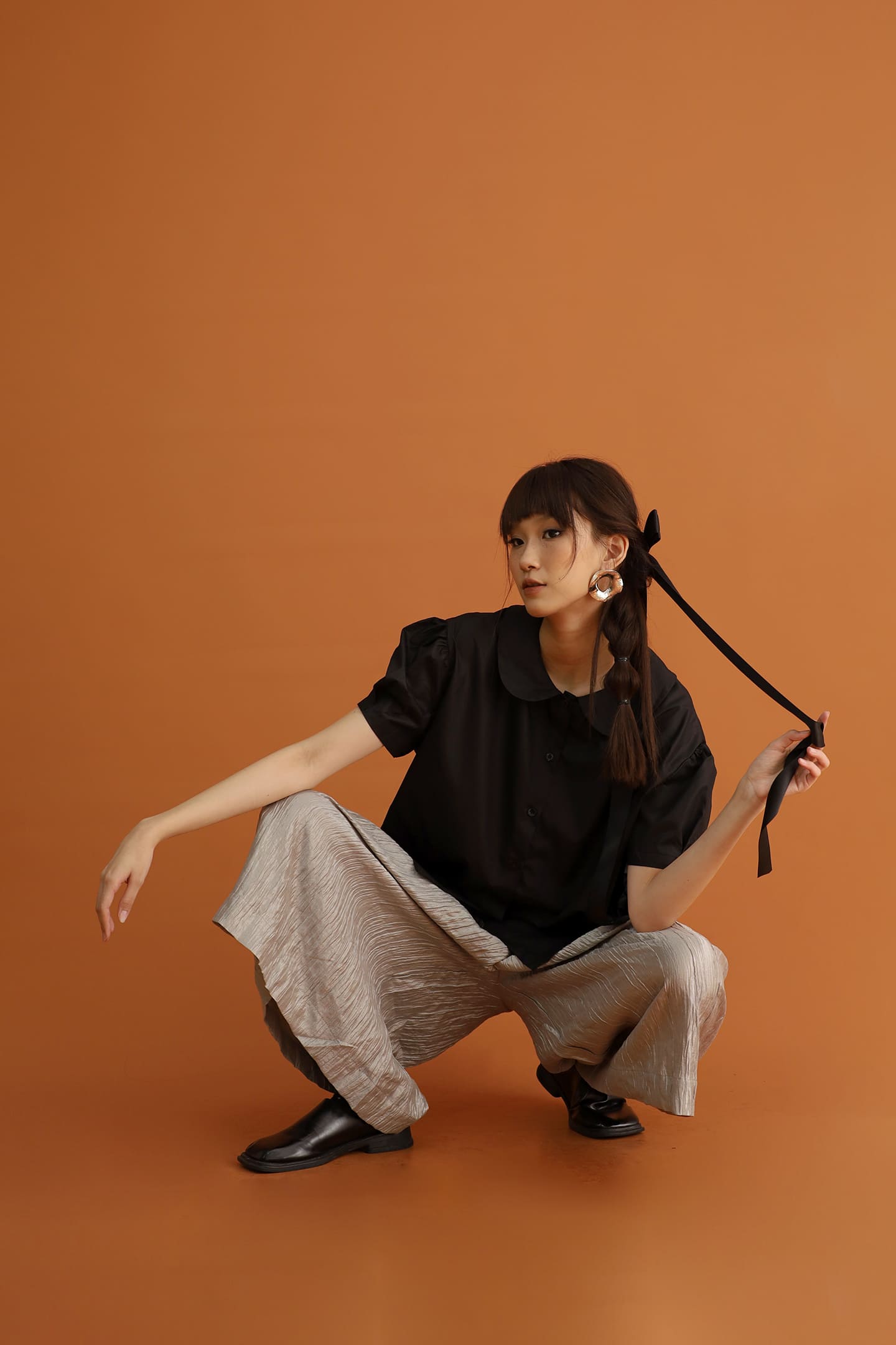 CHOSEN - Ryo Culottes Pants in Silver