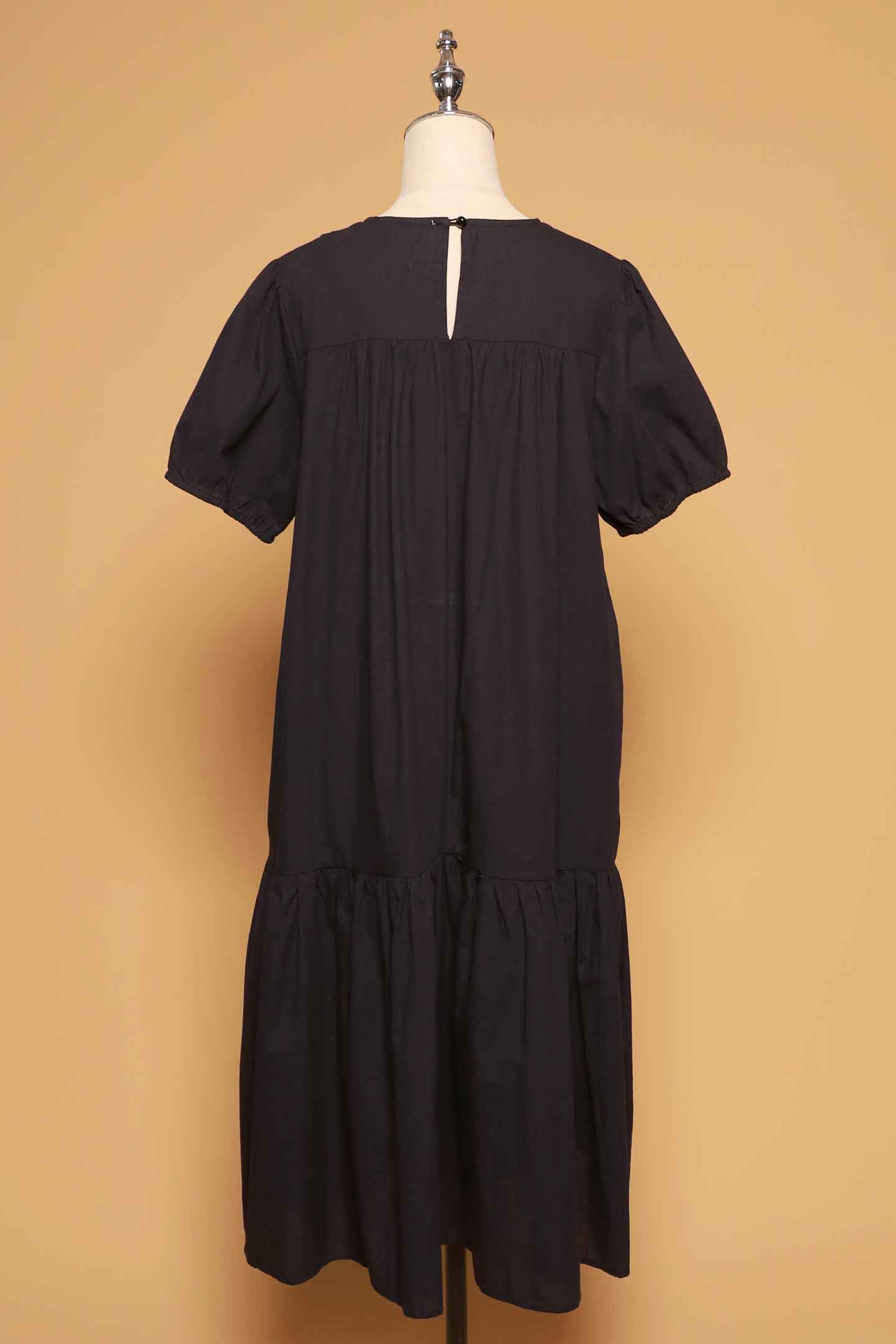 PO - Sab Tiered Dress in Black