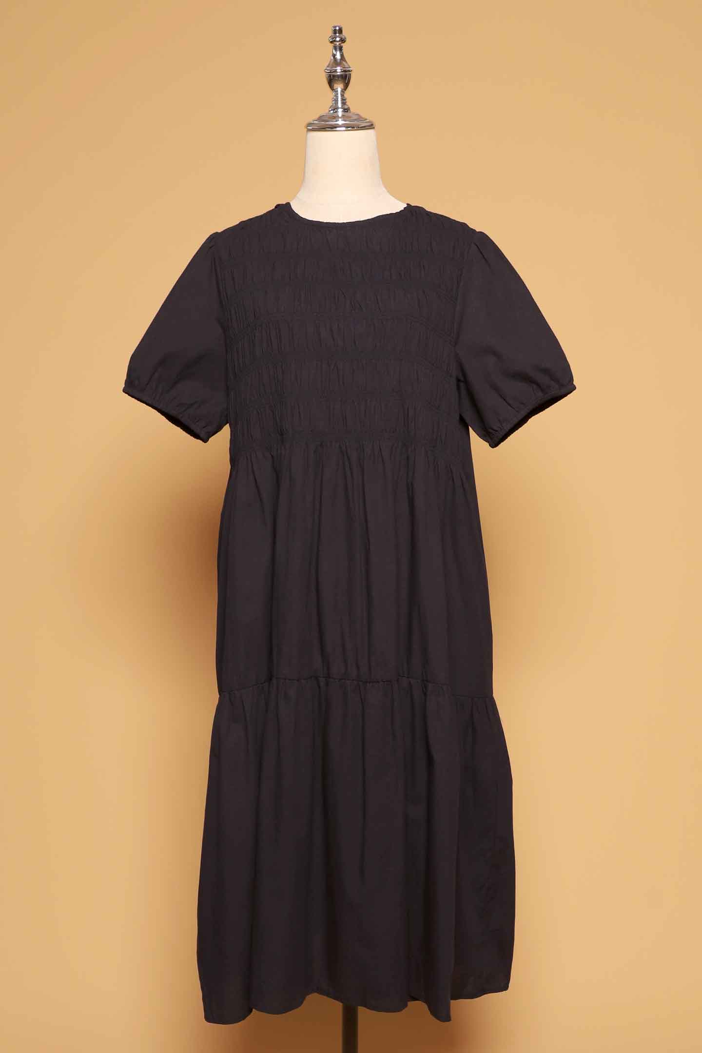 PO - Sab Tiered Dress in Black