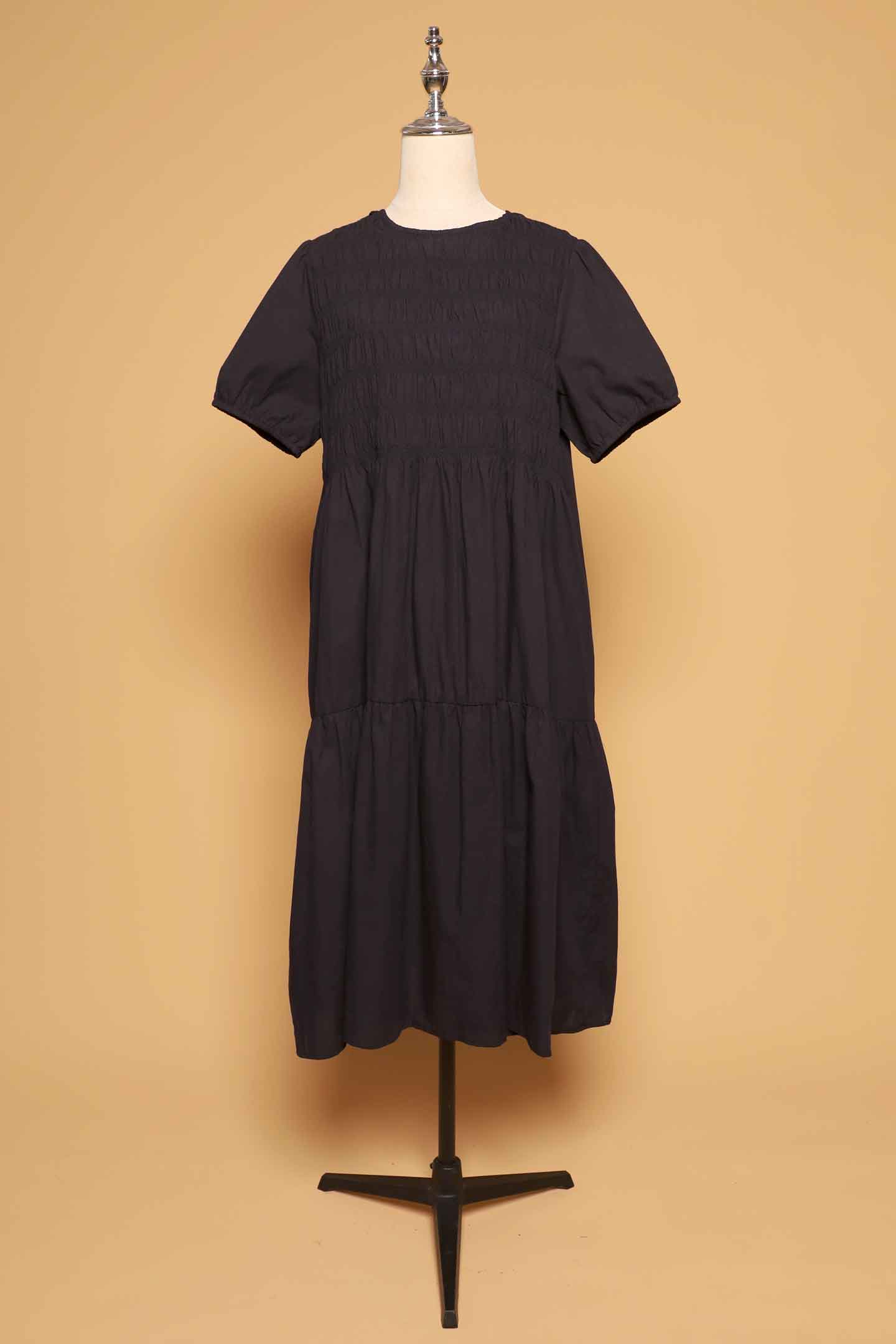 PO - Sab Tiered Dress in Black
