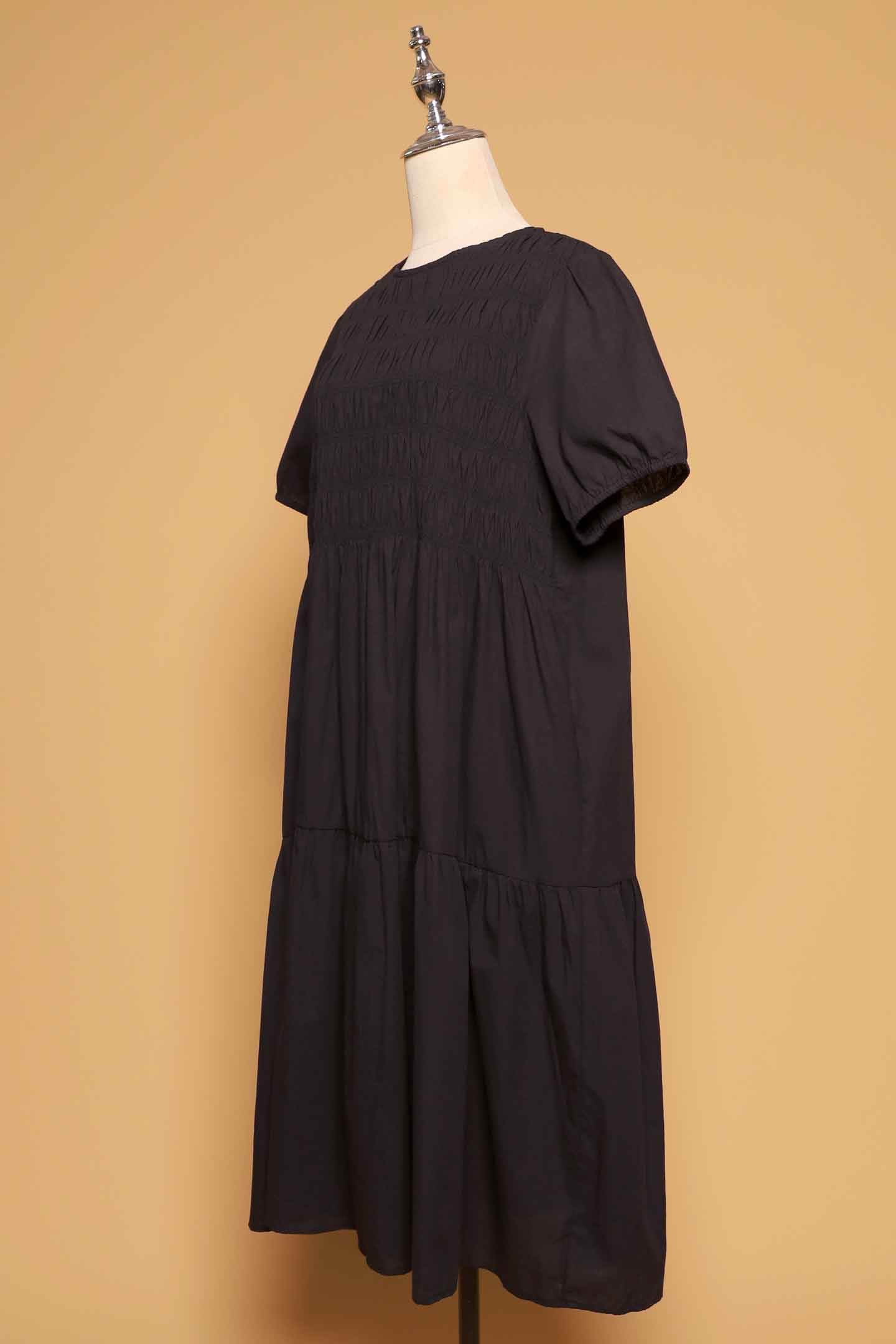 PO - Sab Tiered Dress in Black