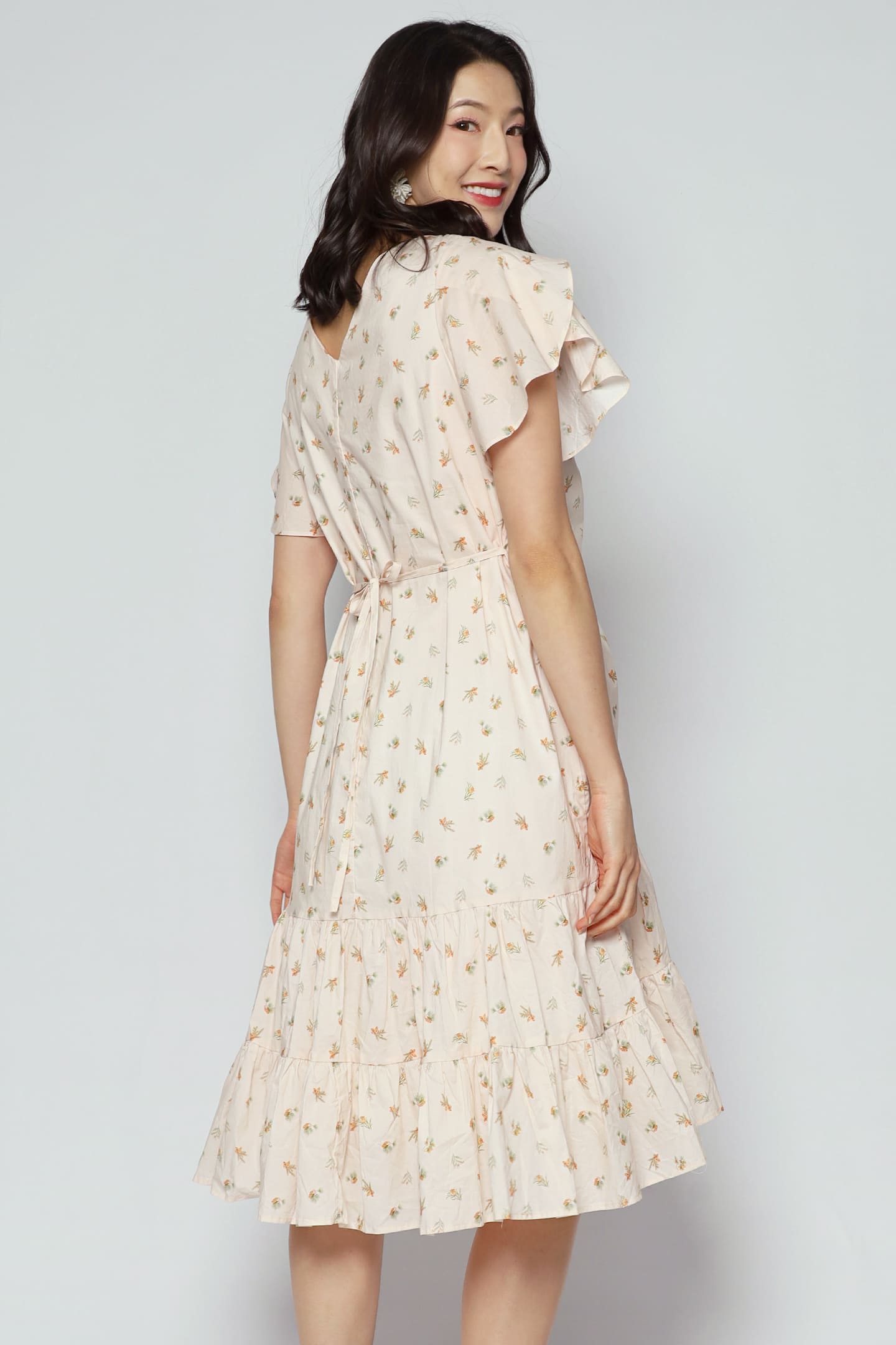 Santorini Dress in Gold Harvest