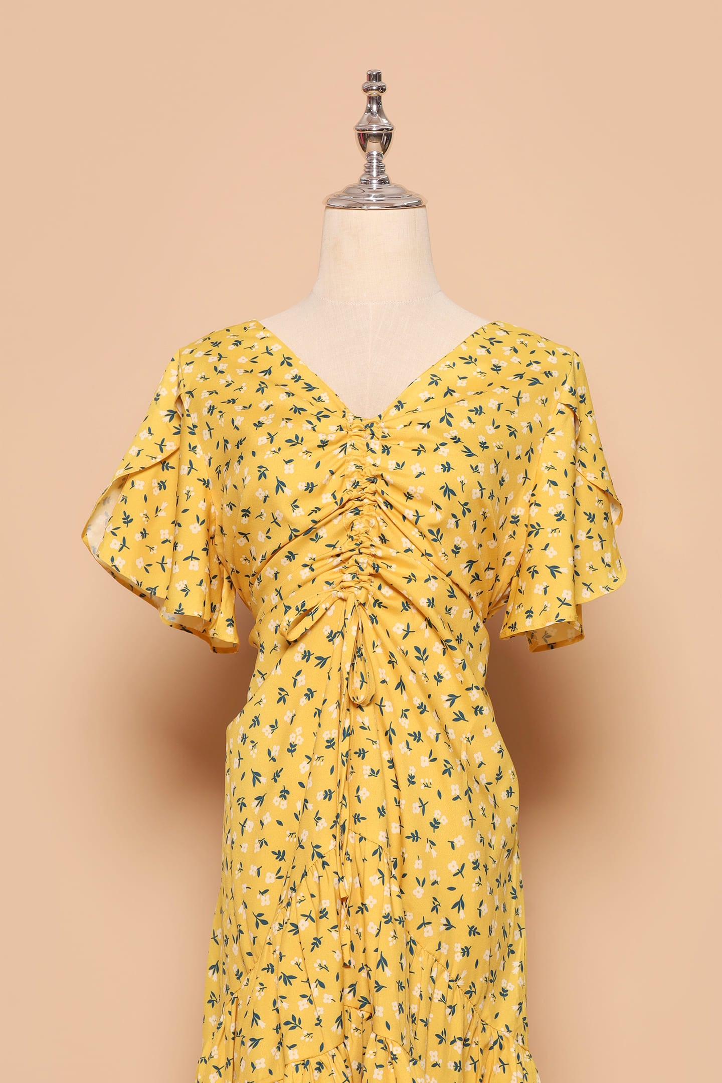 PO - Santorini Dress in Yellow Summer