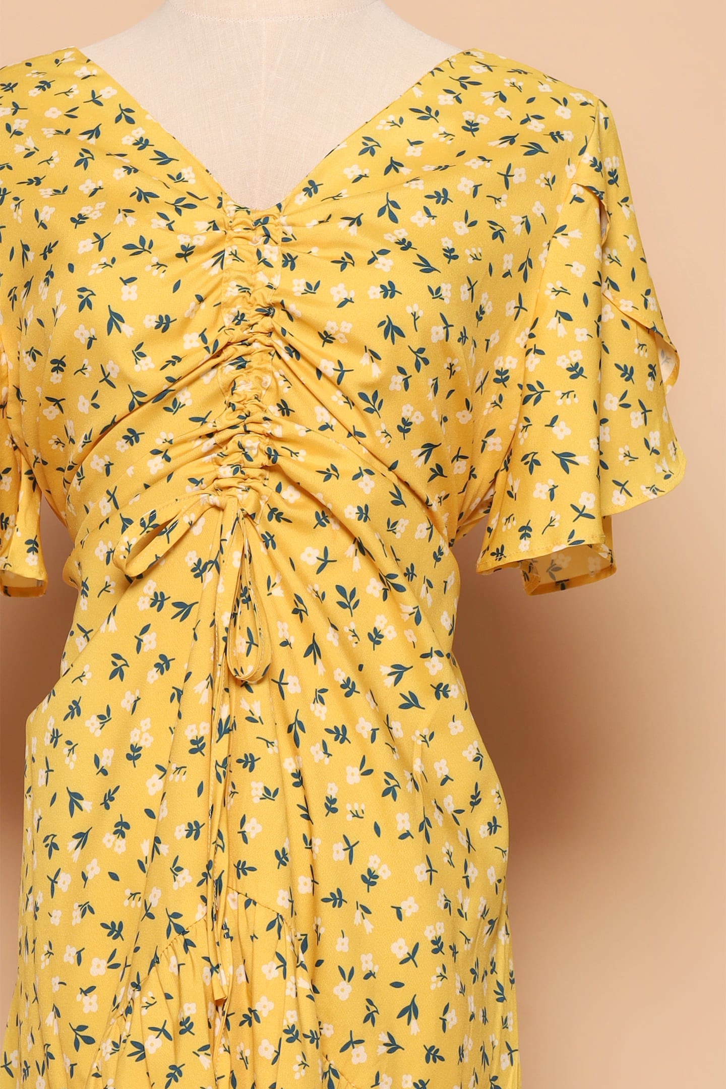 PO - Santorini Dress in Yellow Summer