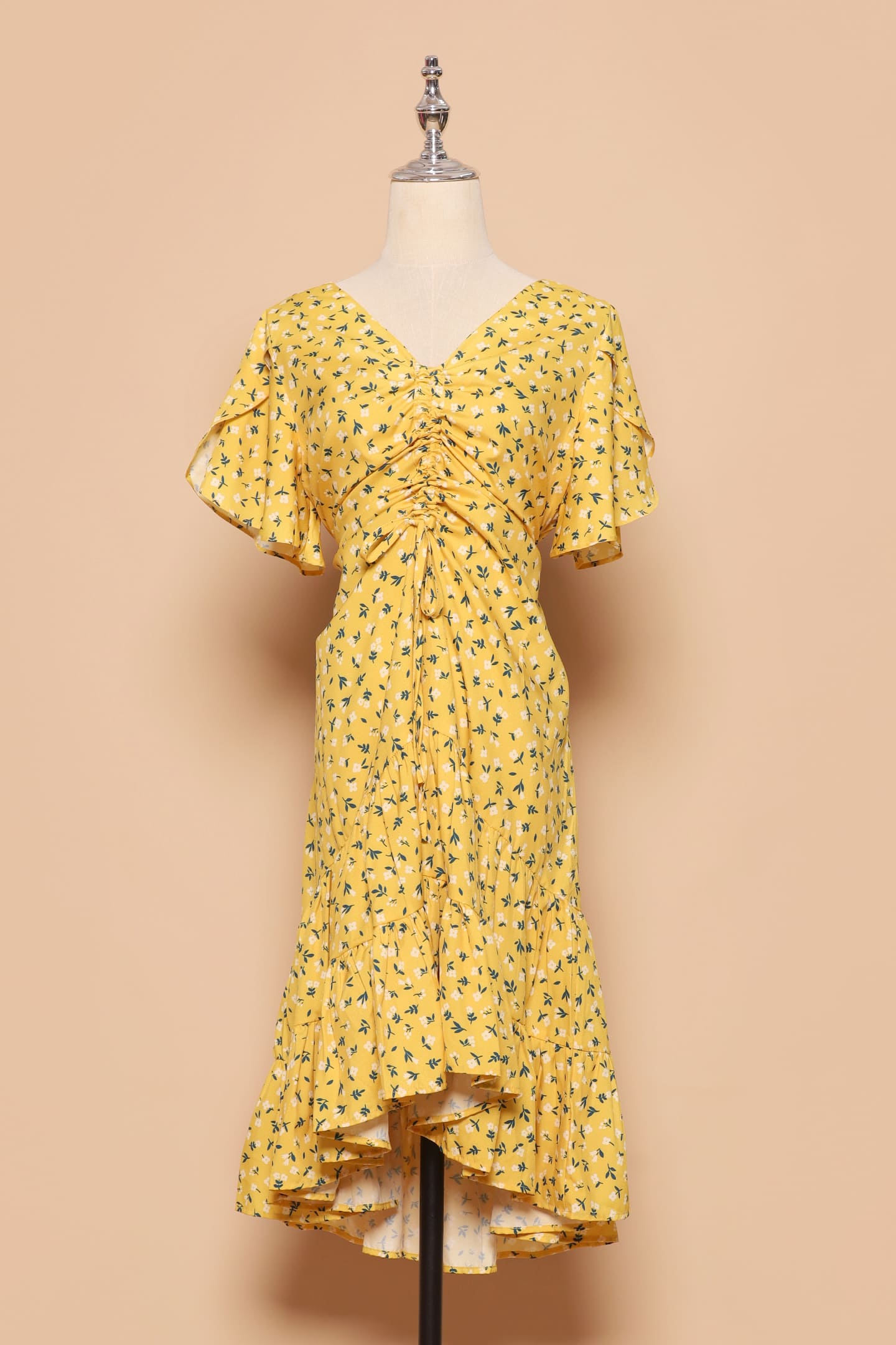 PO - Santorini Dress in Yellow Summer