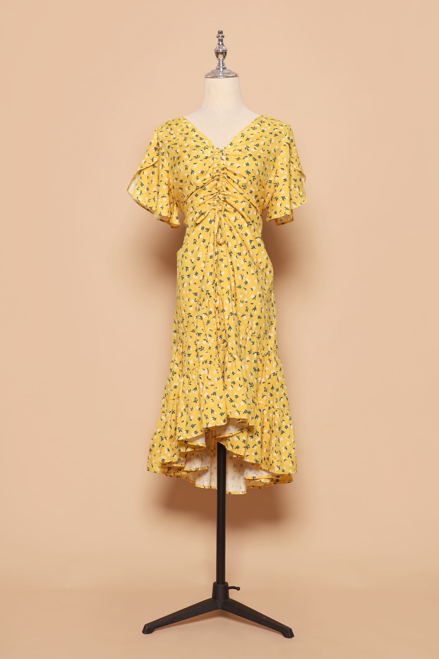 PO - Santorini Dress in Yellow Summer