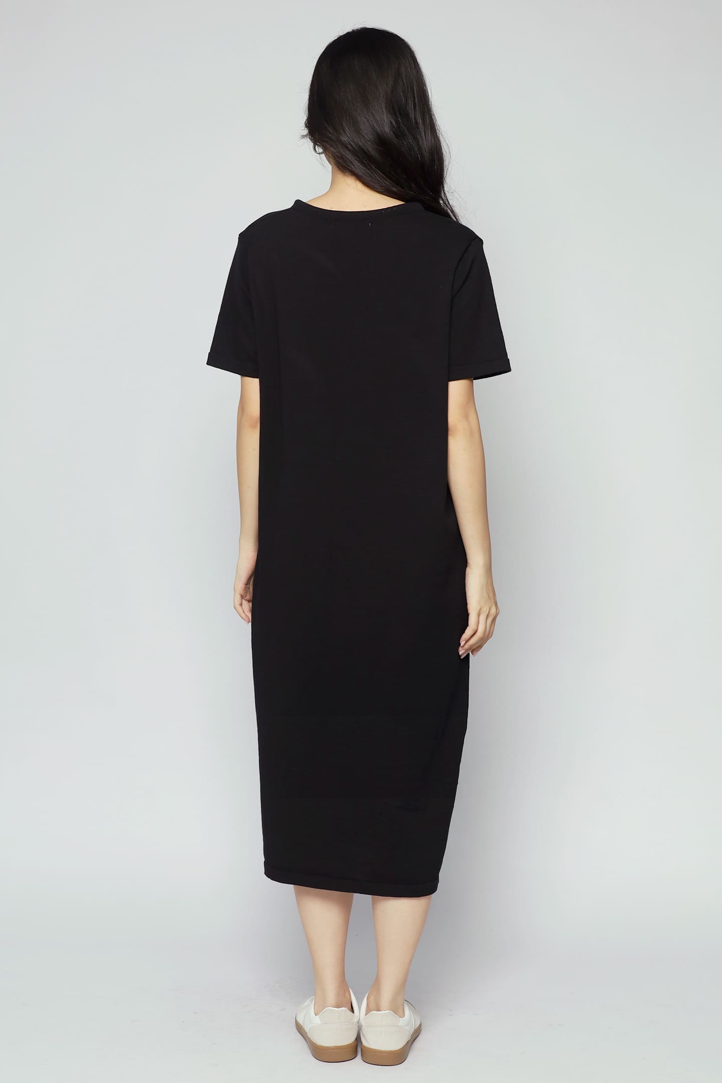 Backorders Scarf Accent Knit Dress