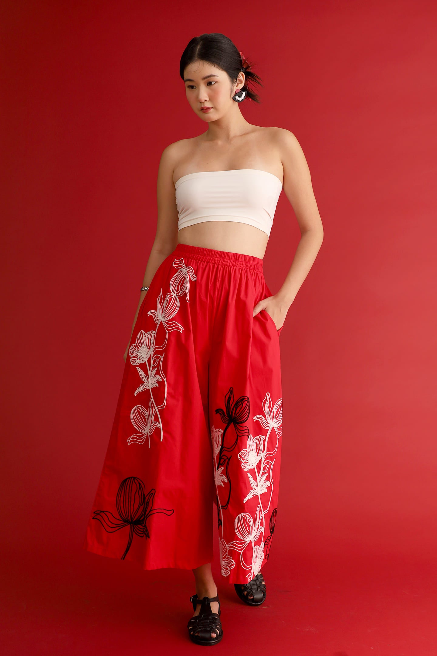 CHOSEN - Scarlet Signature Embroidered Pants