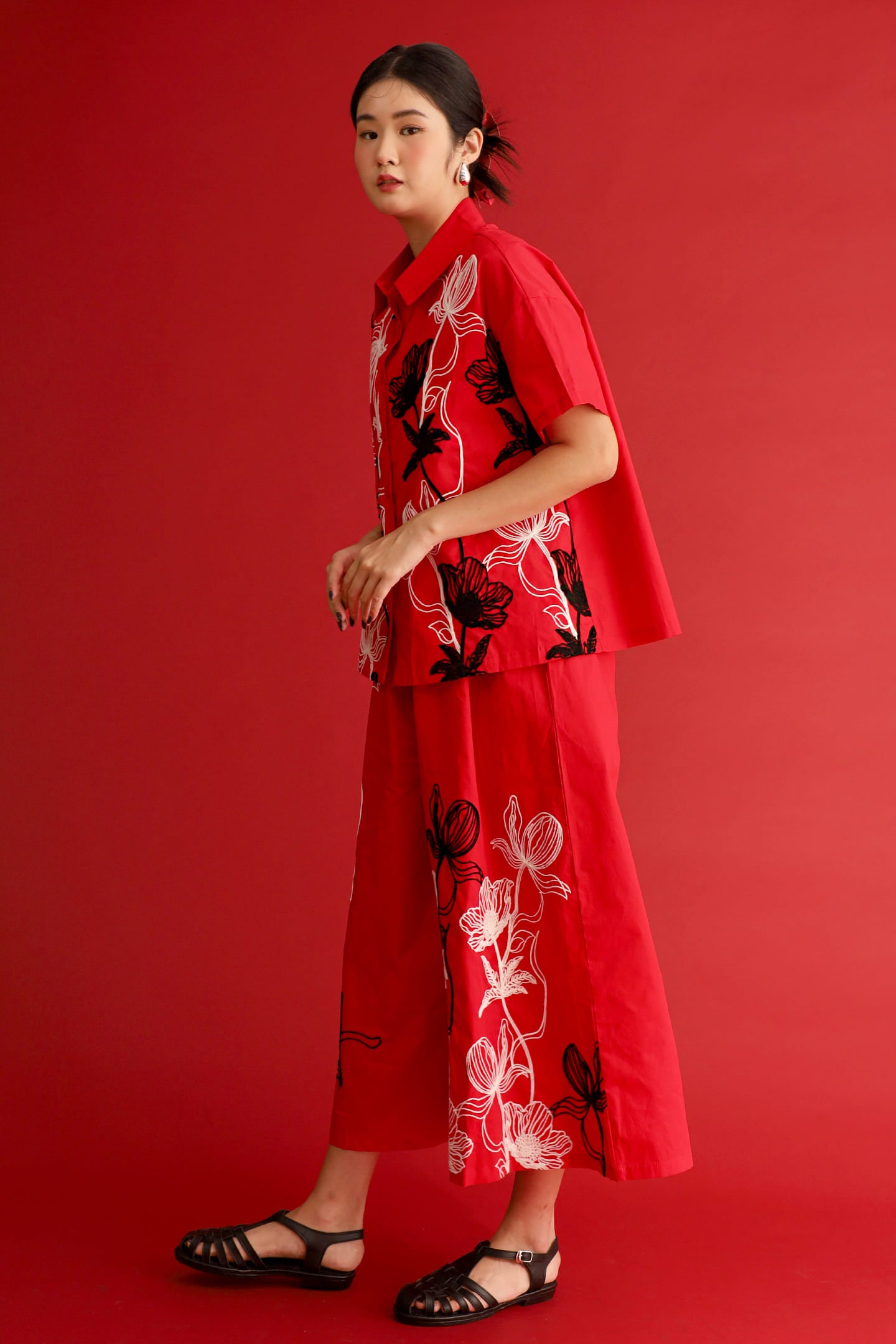 CHOSEN - Scarlet Signature Embroidered Shirt