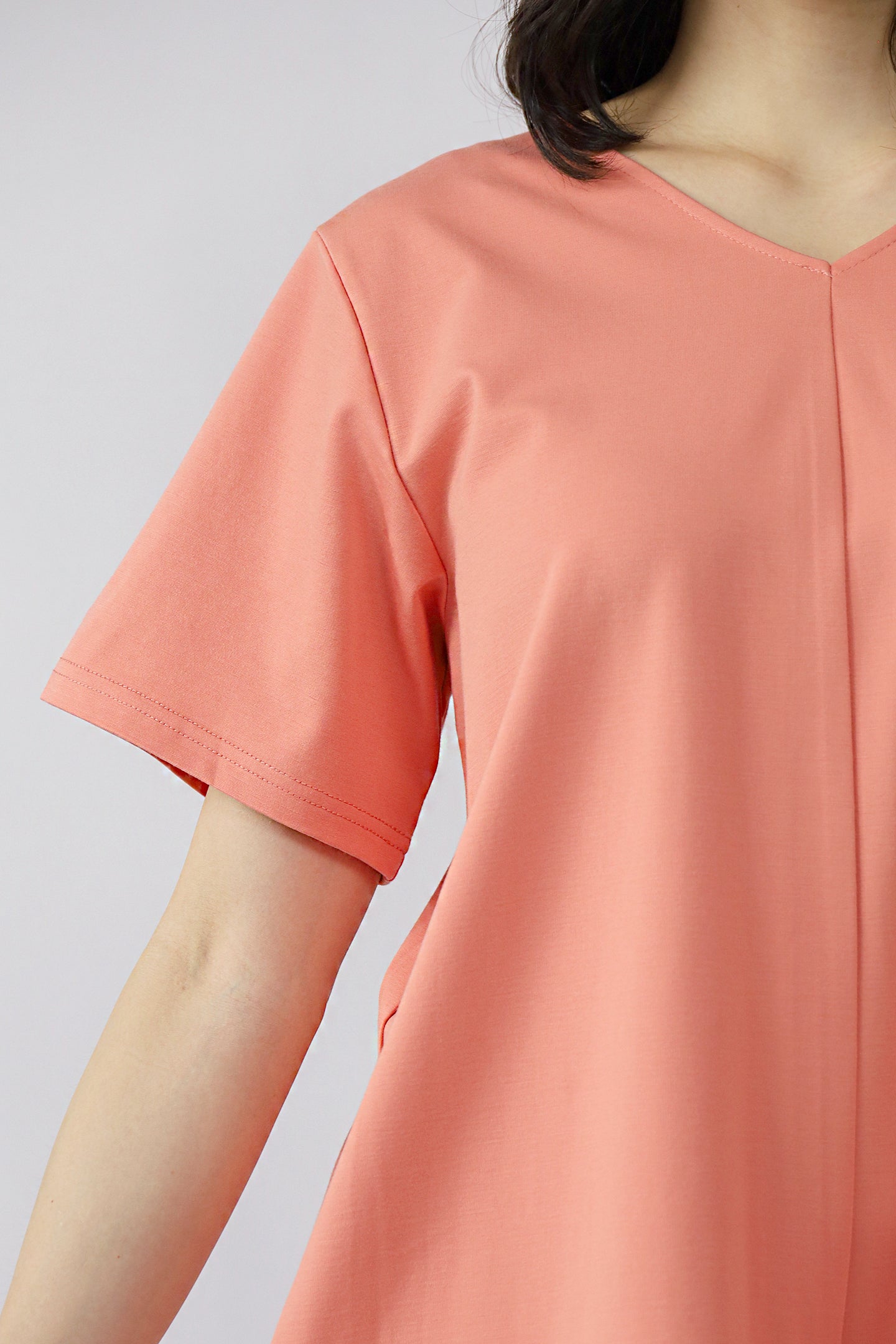 TENCEL - Second Skin Playsuit in Peach