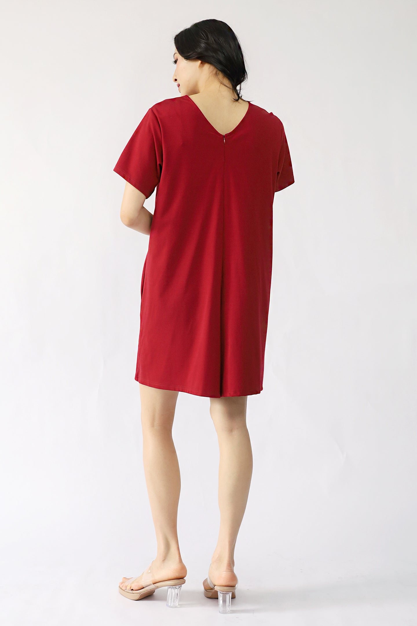 TENCEL - Second Skin Playsuit in Red