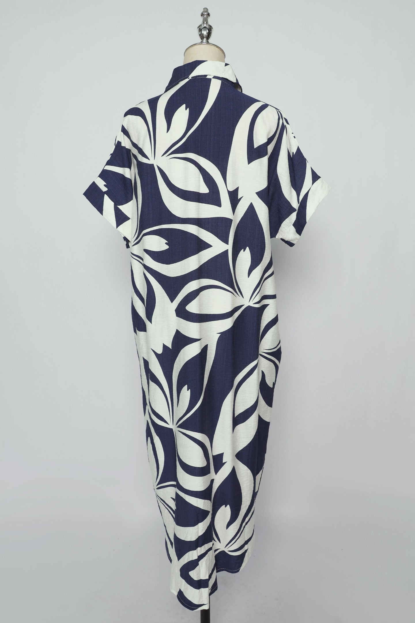 PO - Shanny Shirt Dress in Blue Hawaiian
