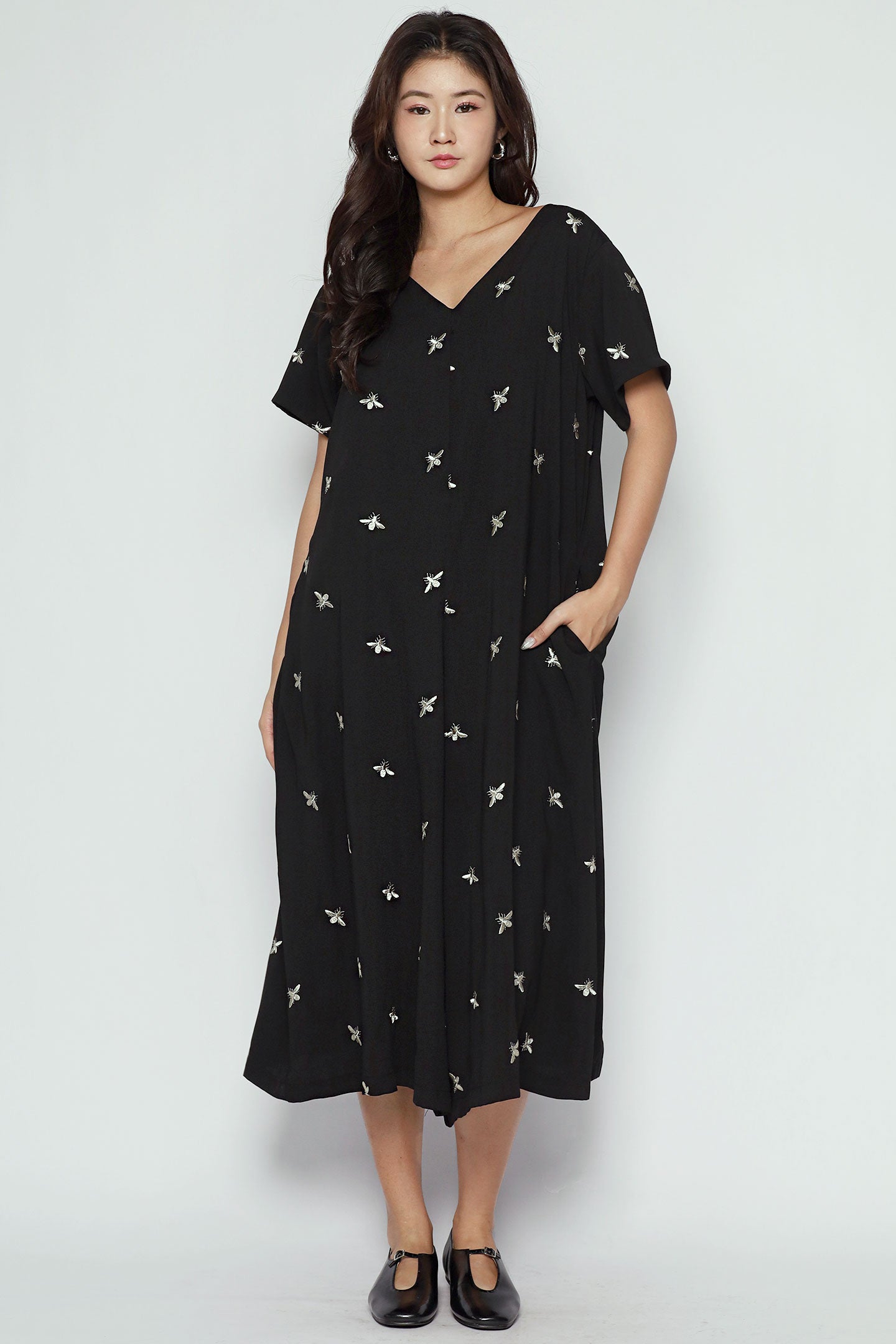 Shirokuro Jumpsuit in Champagne Bee
