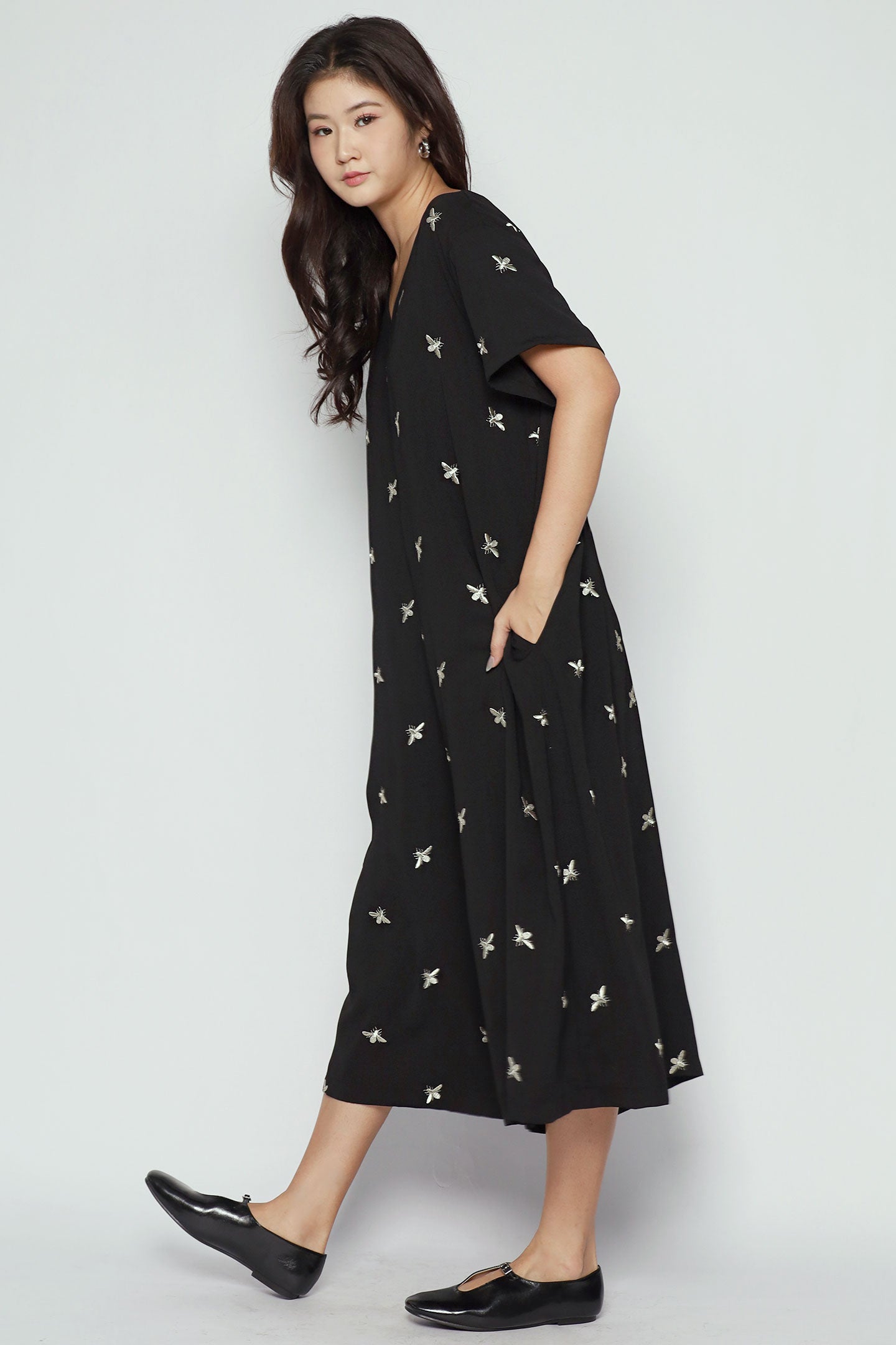 Shirokuro Jumpsuit in Champagne Bee