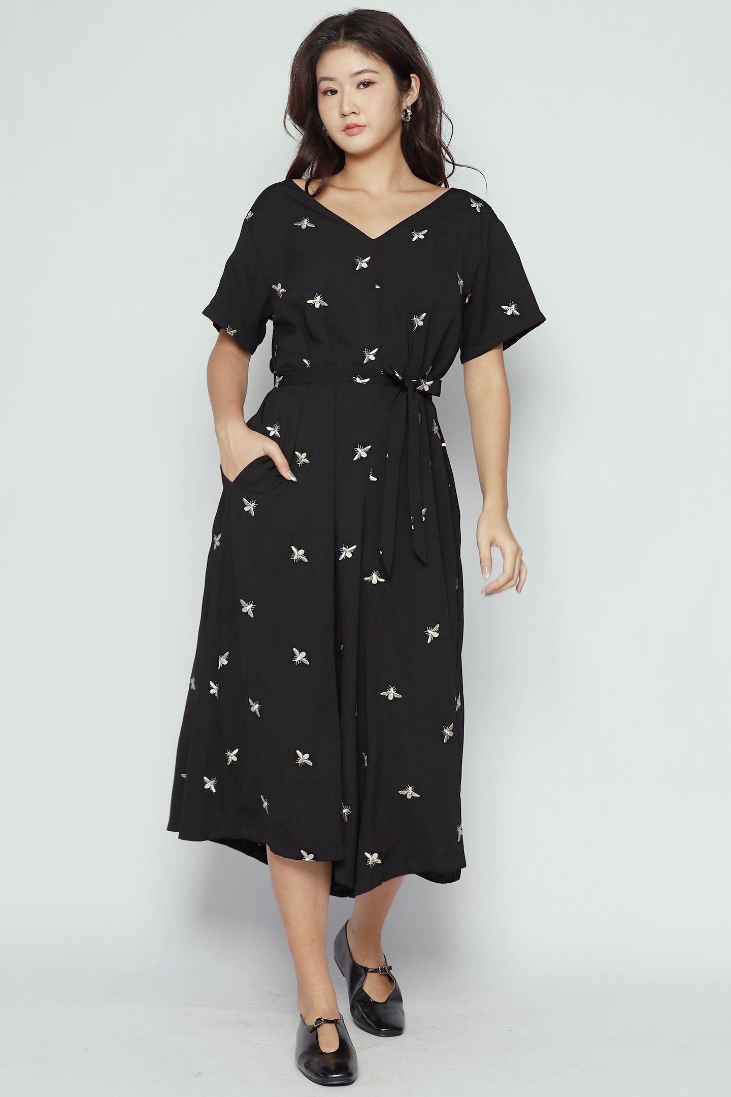 Shirokuro Jumpsuit in Champagne Bee