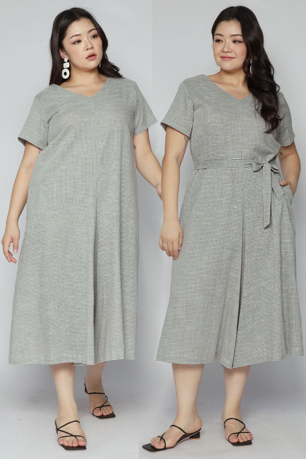 Shirokuro Jumpsuit in Classic Gingham