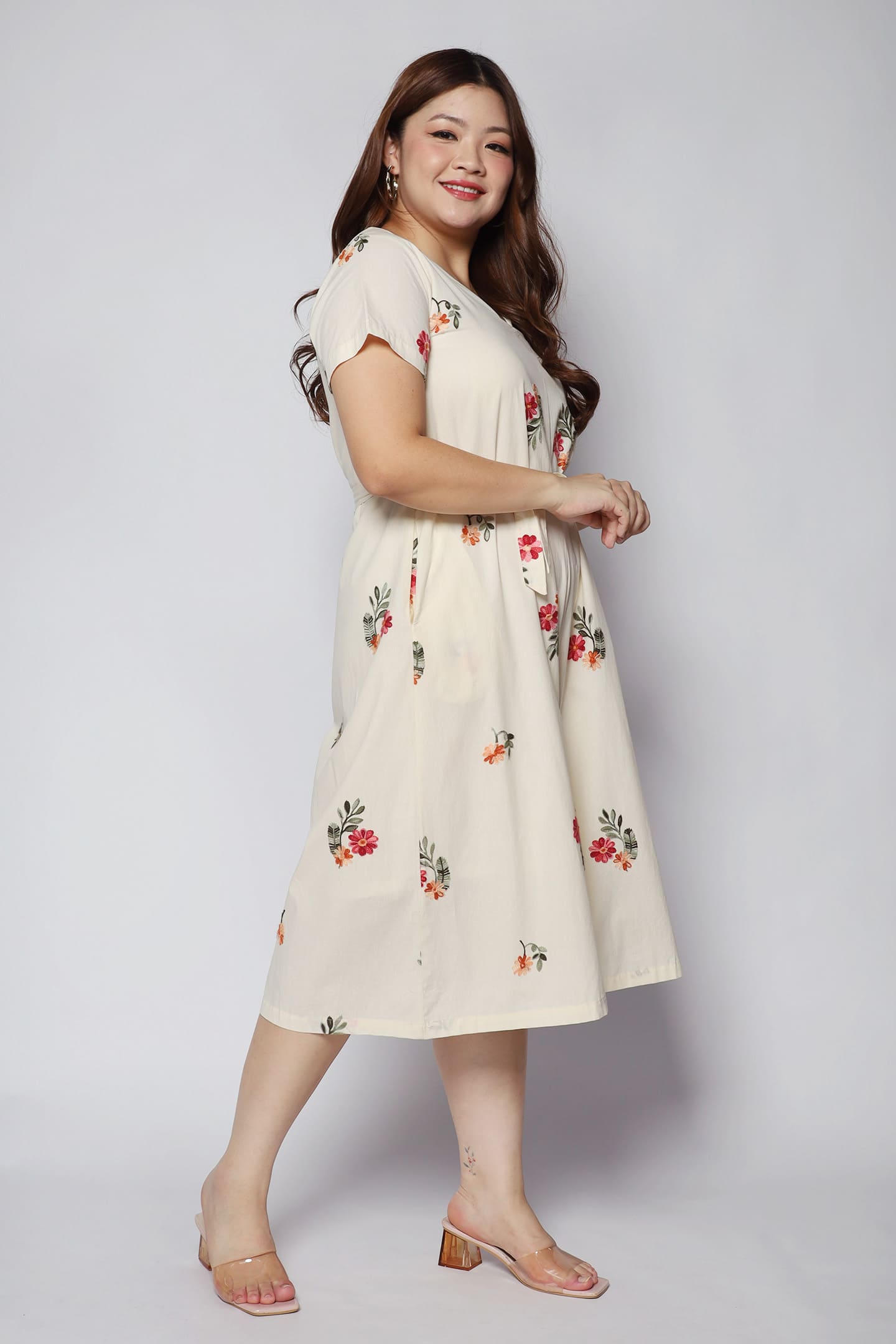 Backorders Shirokuro Jumpsuit in Floral Embroidery