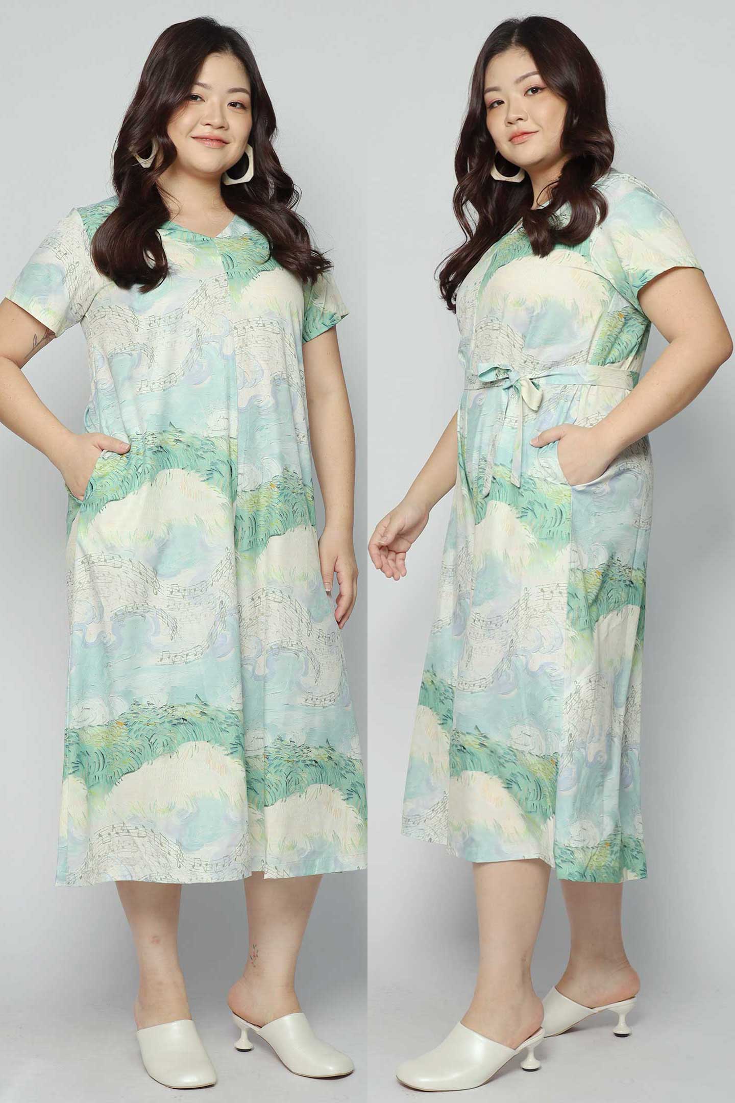 Shirokuro Jumpsuit in Musical Note