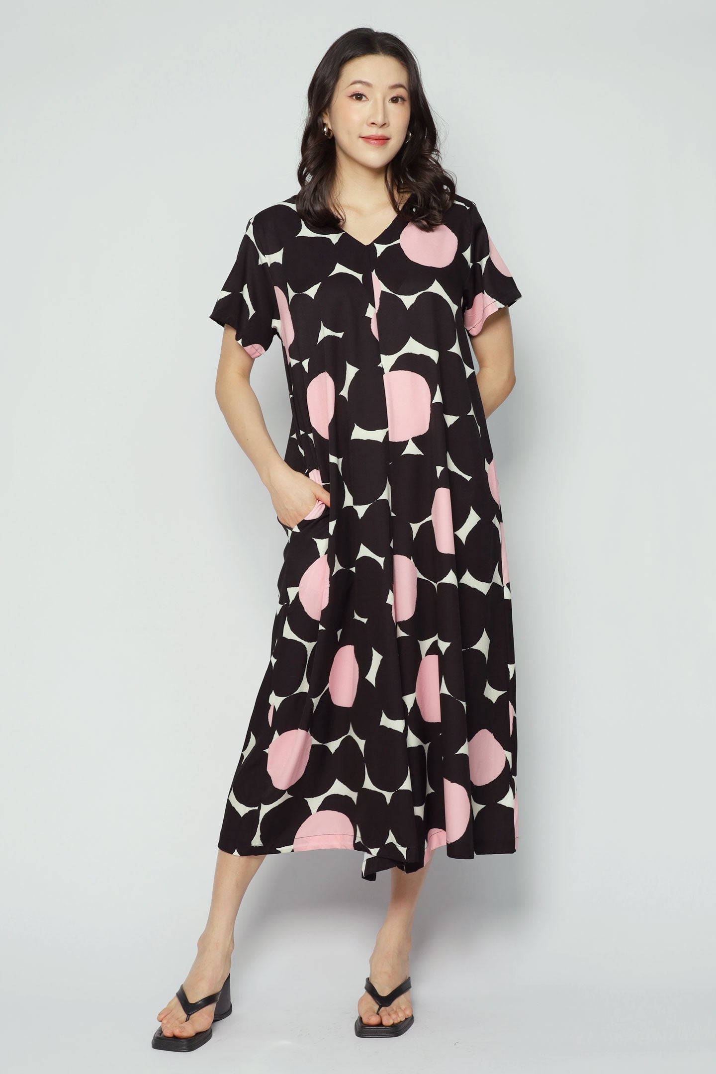Backorders Shirokuro Jumpsuit in Pink Clementine