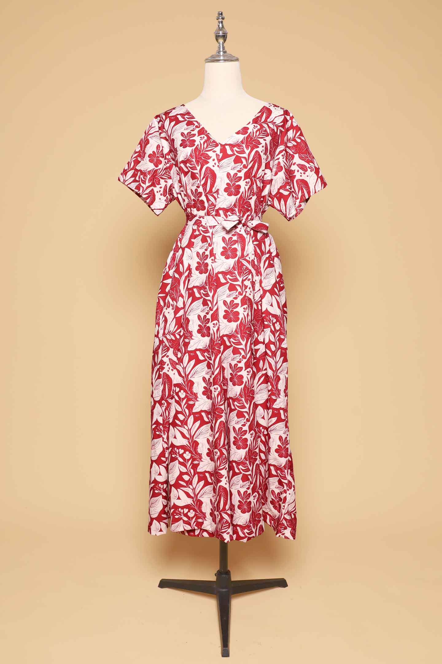 PO - Shirokuro Jumpsuit in Red Opulance