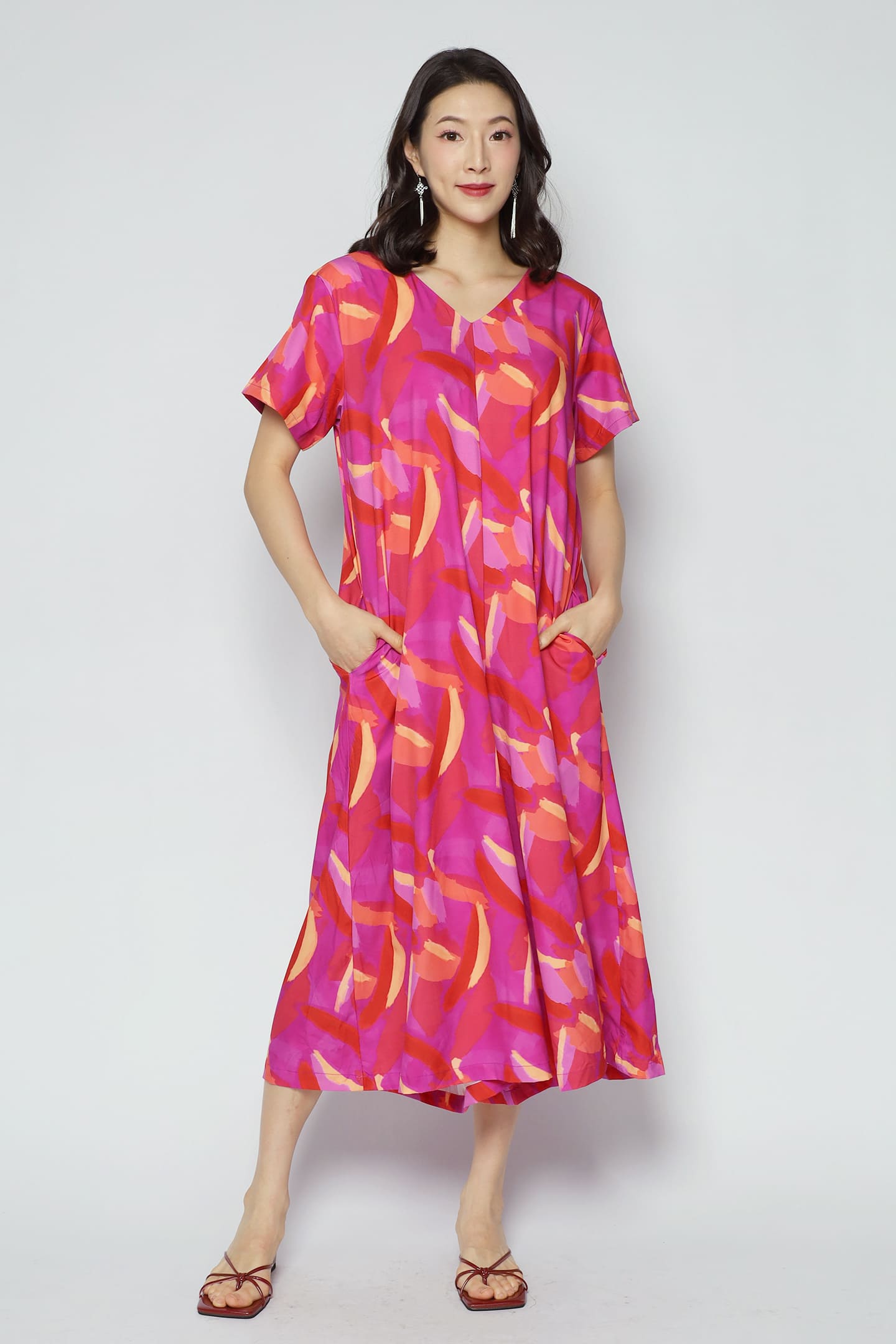 Shirokuro Jumpsuit in Rosy Prosperity