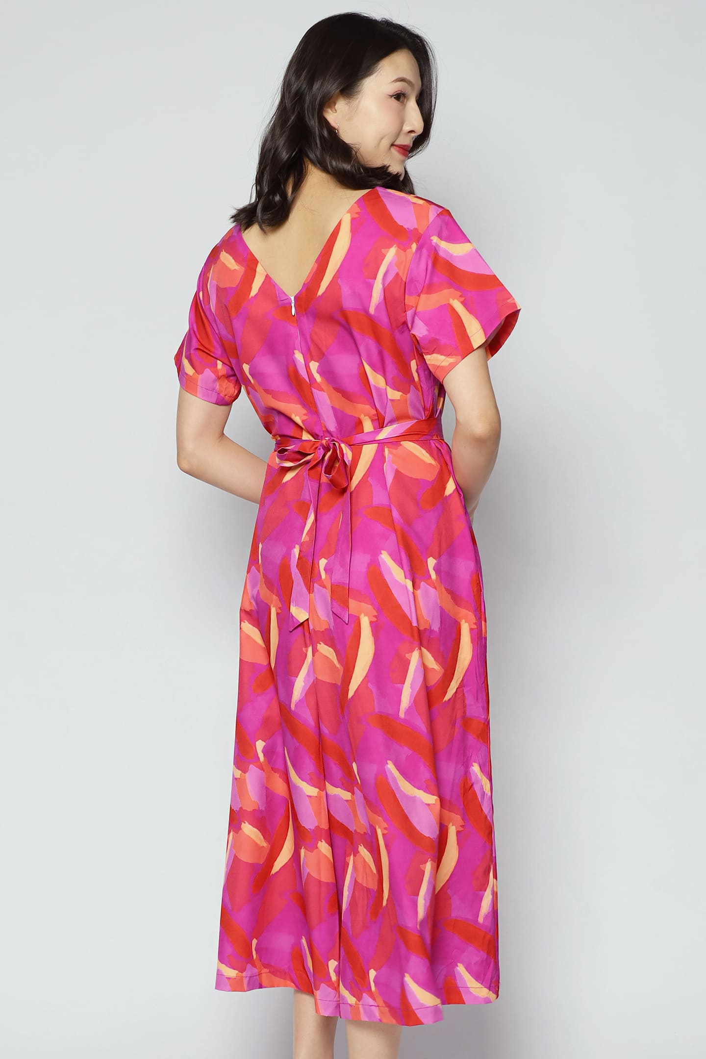 Shirokuro Jumpsuit in Rosy Prosperity