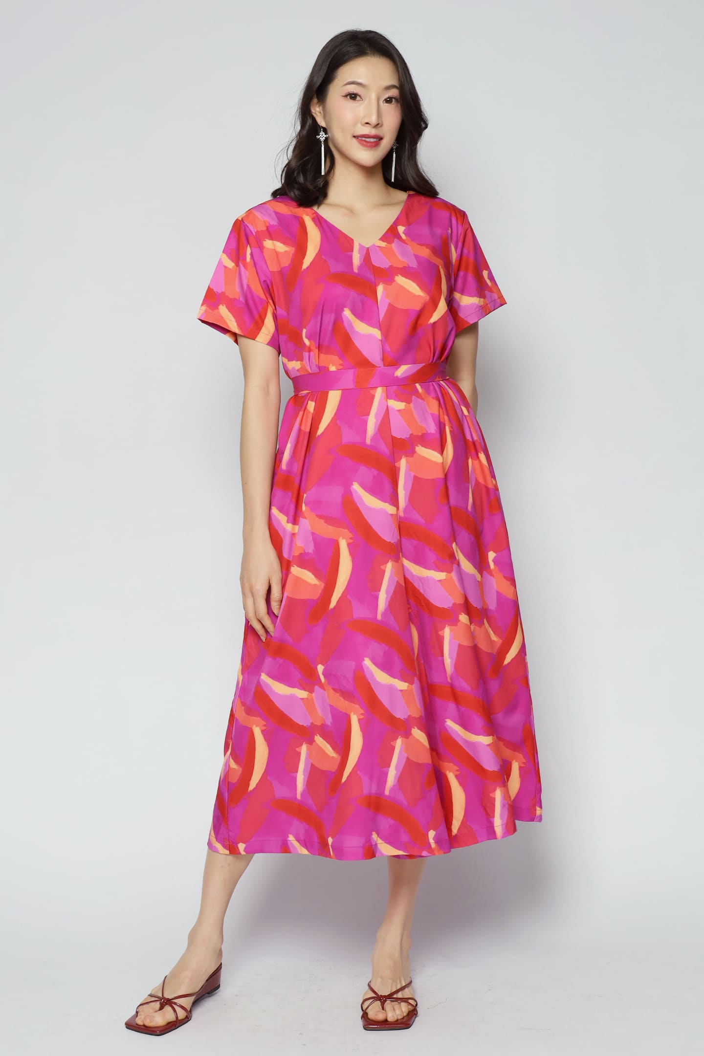 Shirokuro Jumpsuit in Rosy Prosperity