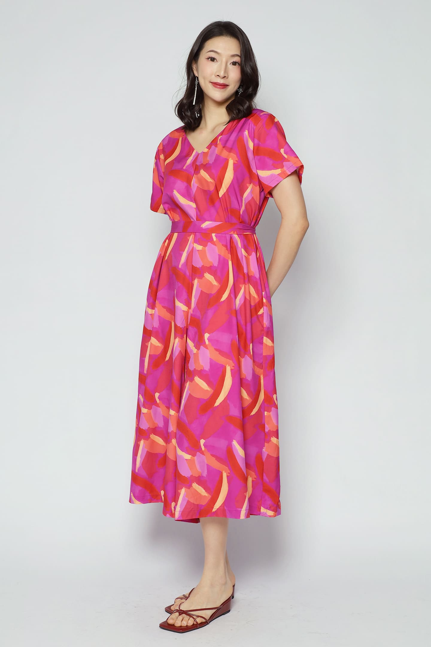 Shirokuro Jumpsuit in Rosy Prosperity