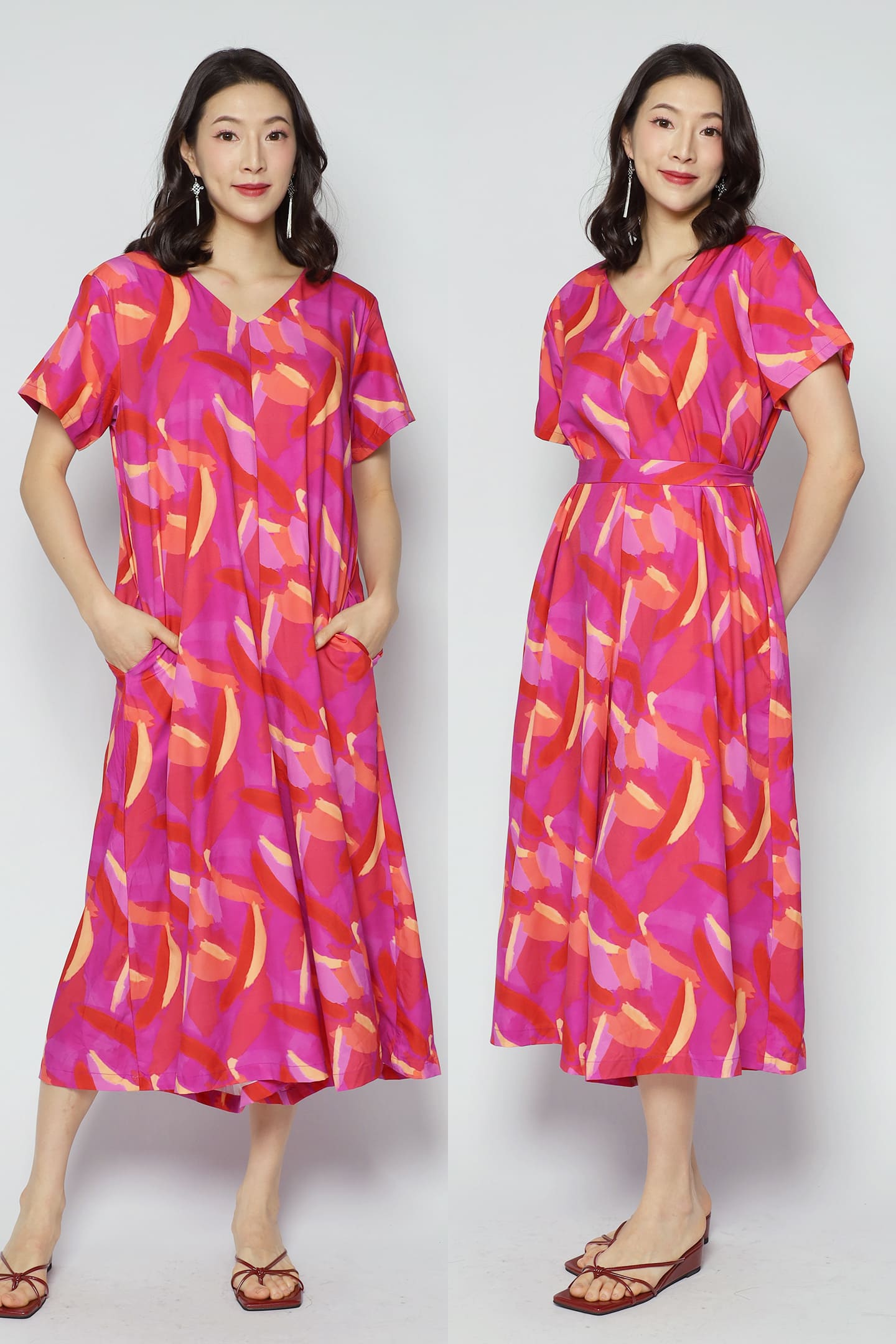 Shirokuro Jumpsuit in Rosy Prosperity