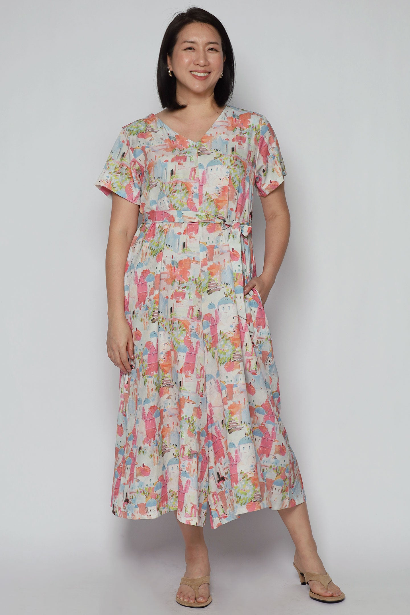 Shirokuro Jumpsuit in Santorini Blush