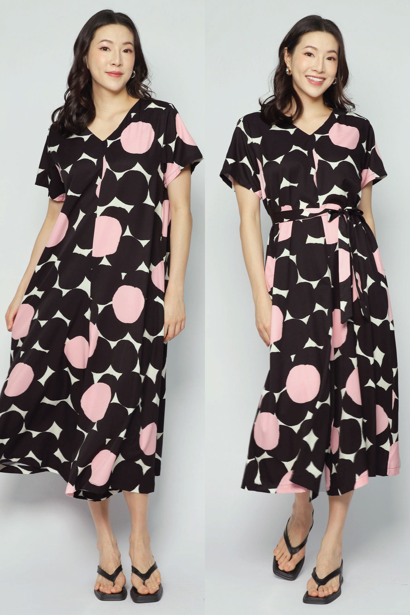 Shirokuro Jumpsuit in Pink Clementine
