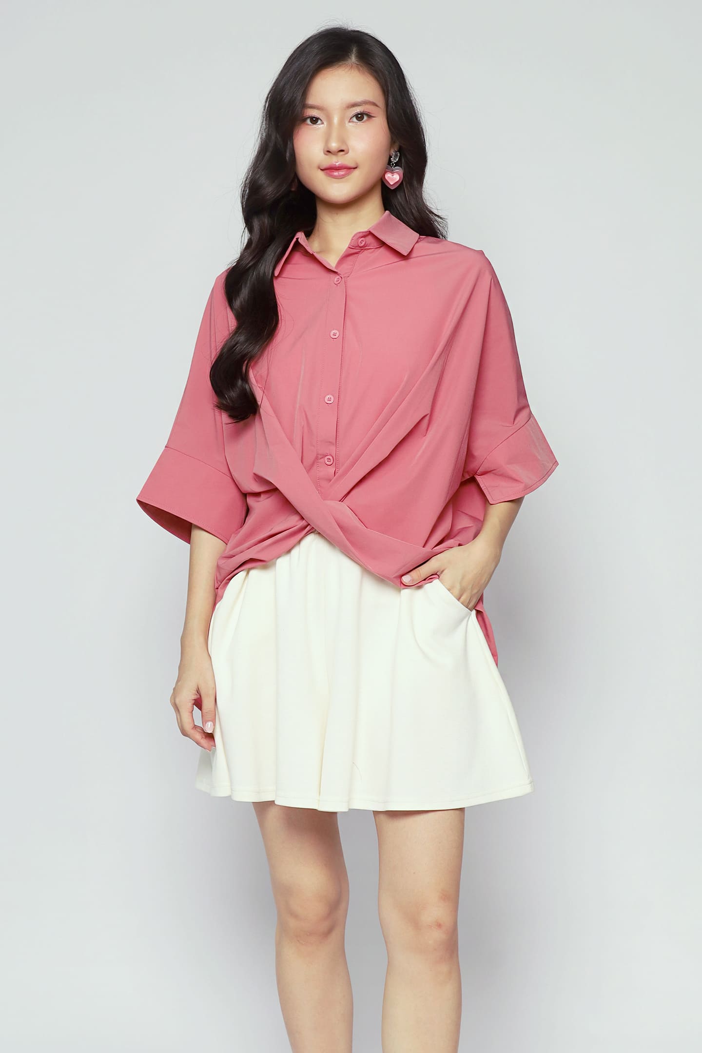 Shun Top in Pink