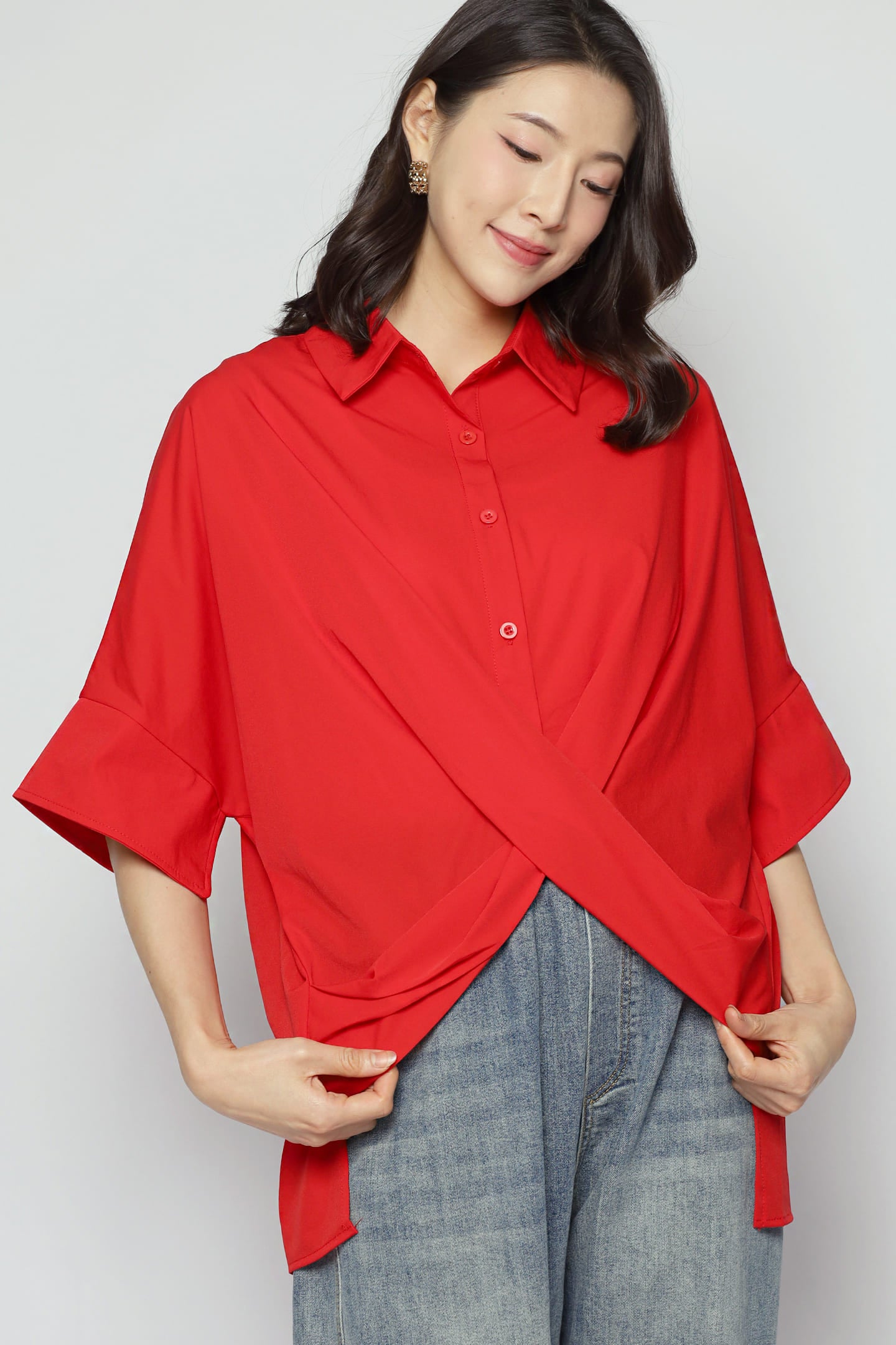 Backorders Shun Top in Red