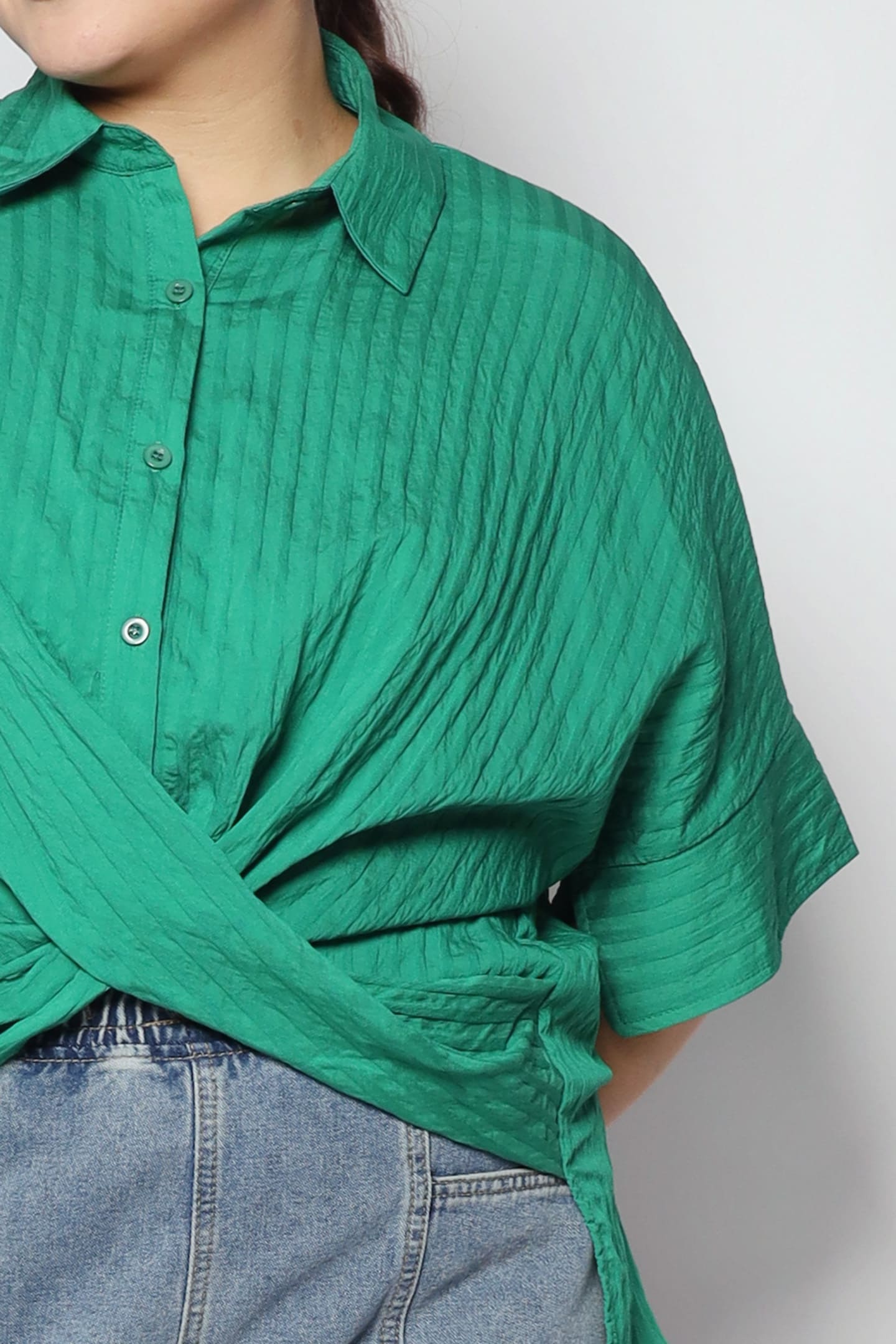 Shun Top in Green