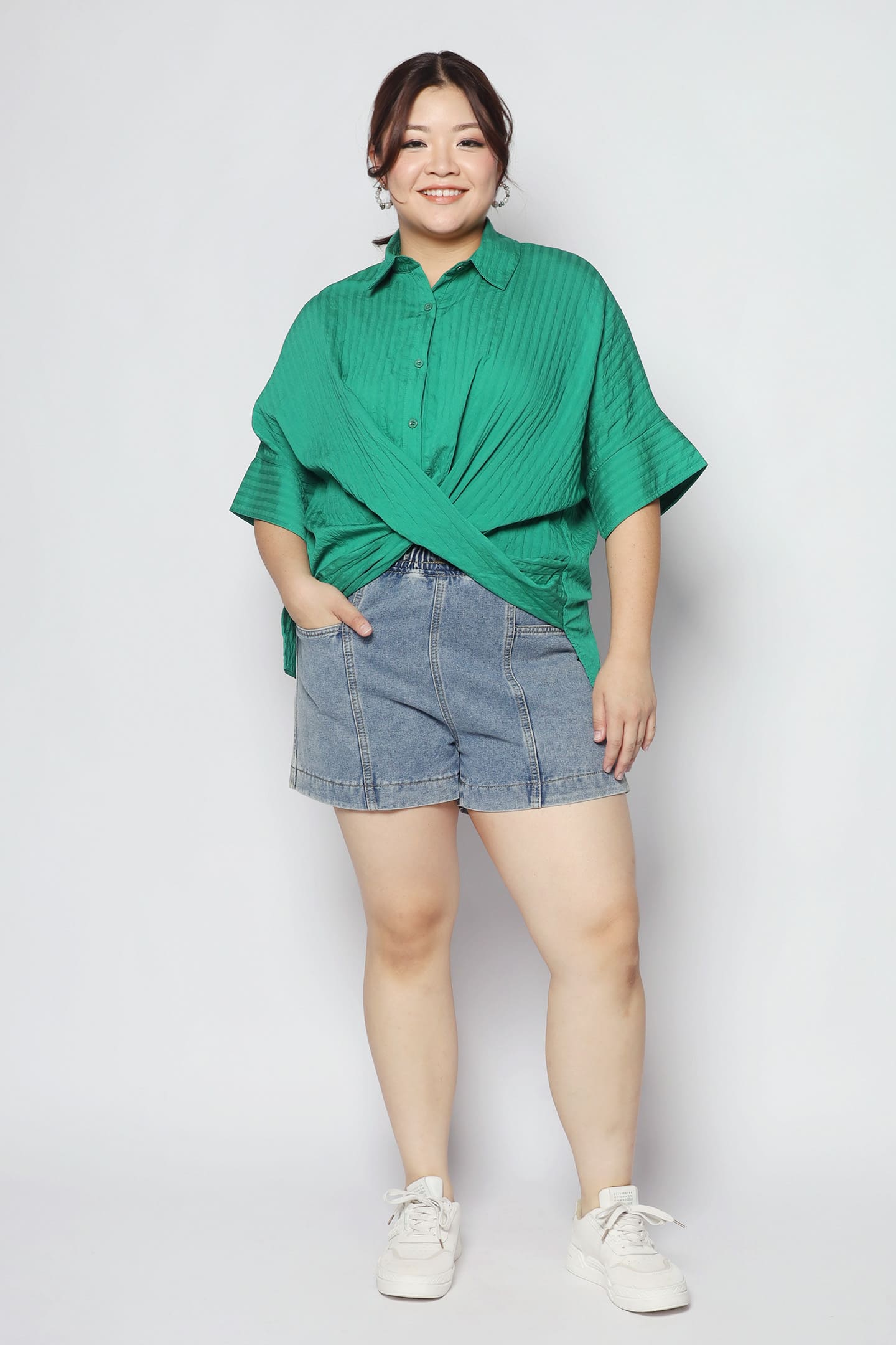 Shun Top in Green