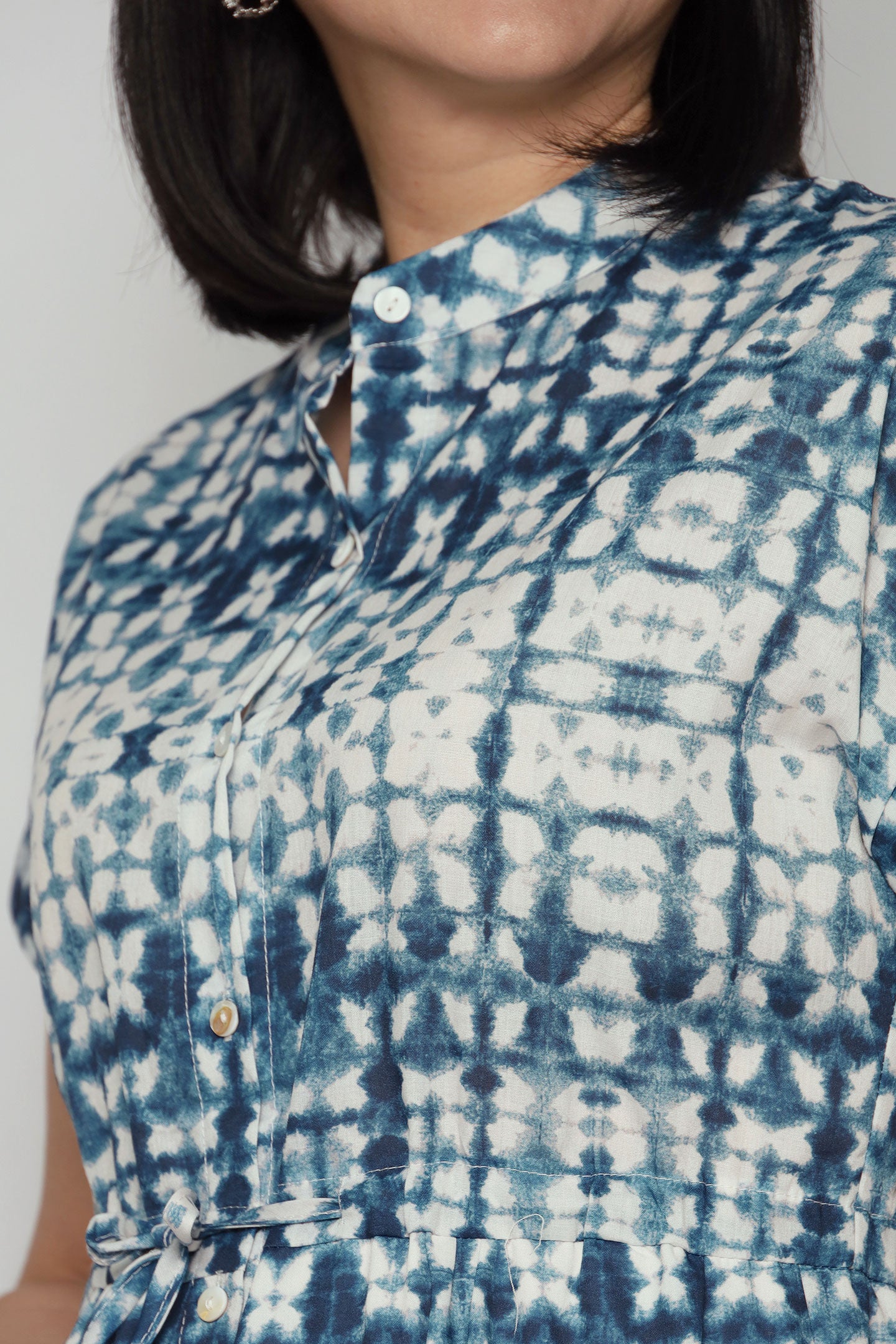 Sia Dress in Lagoon Drift