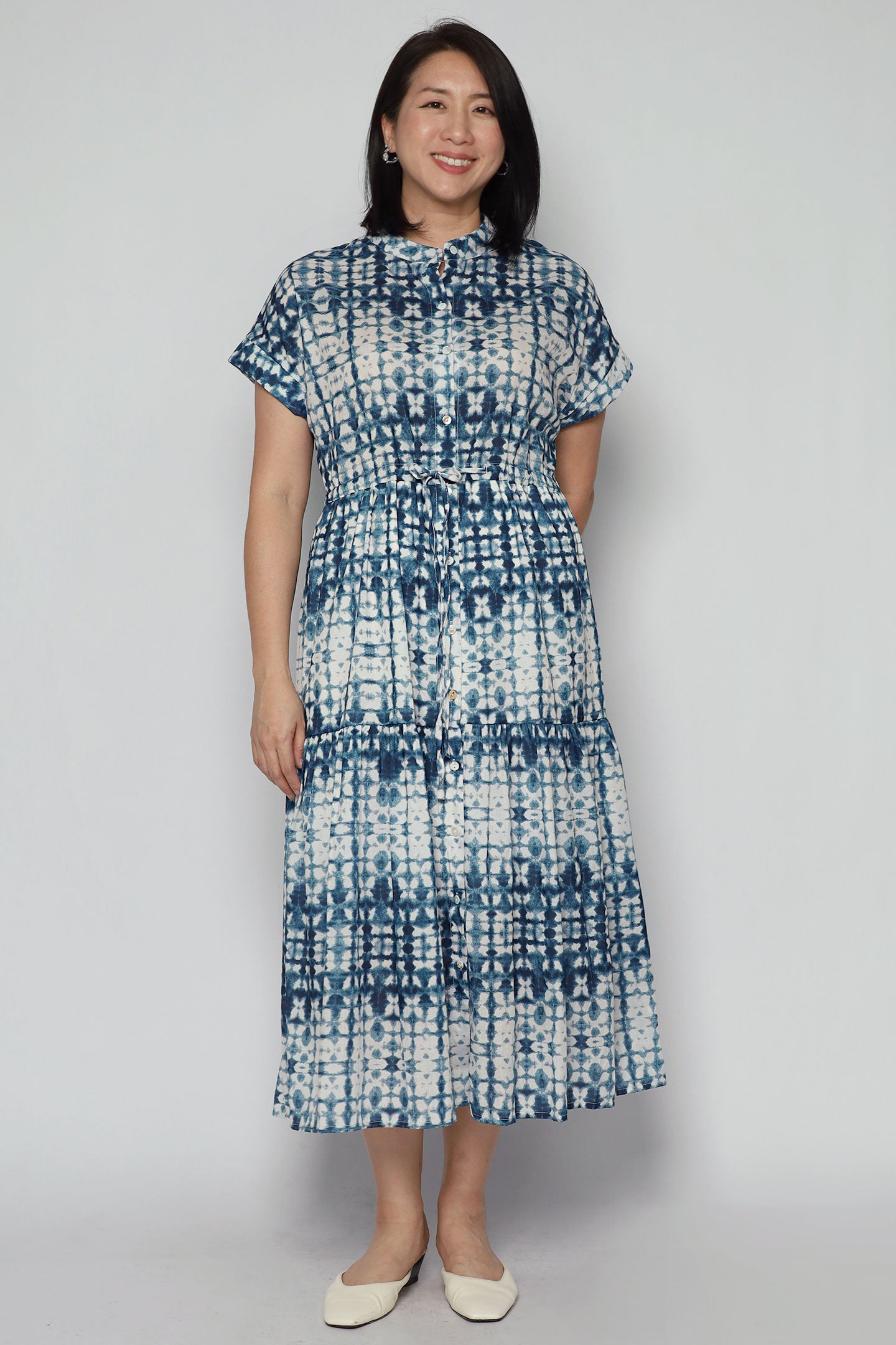 Sia Dress in Lagoon Drift