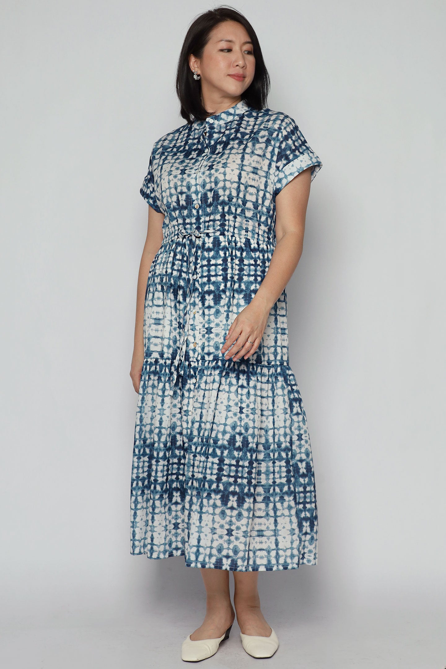 Sia Dress in Lagoon Drift